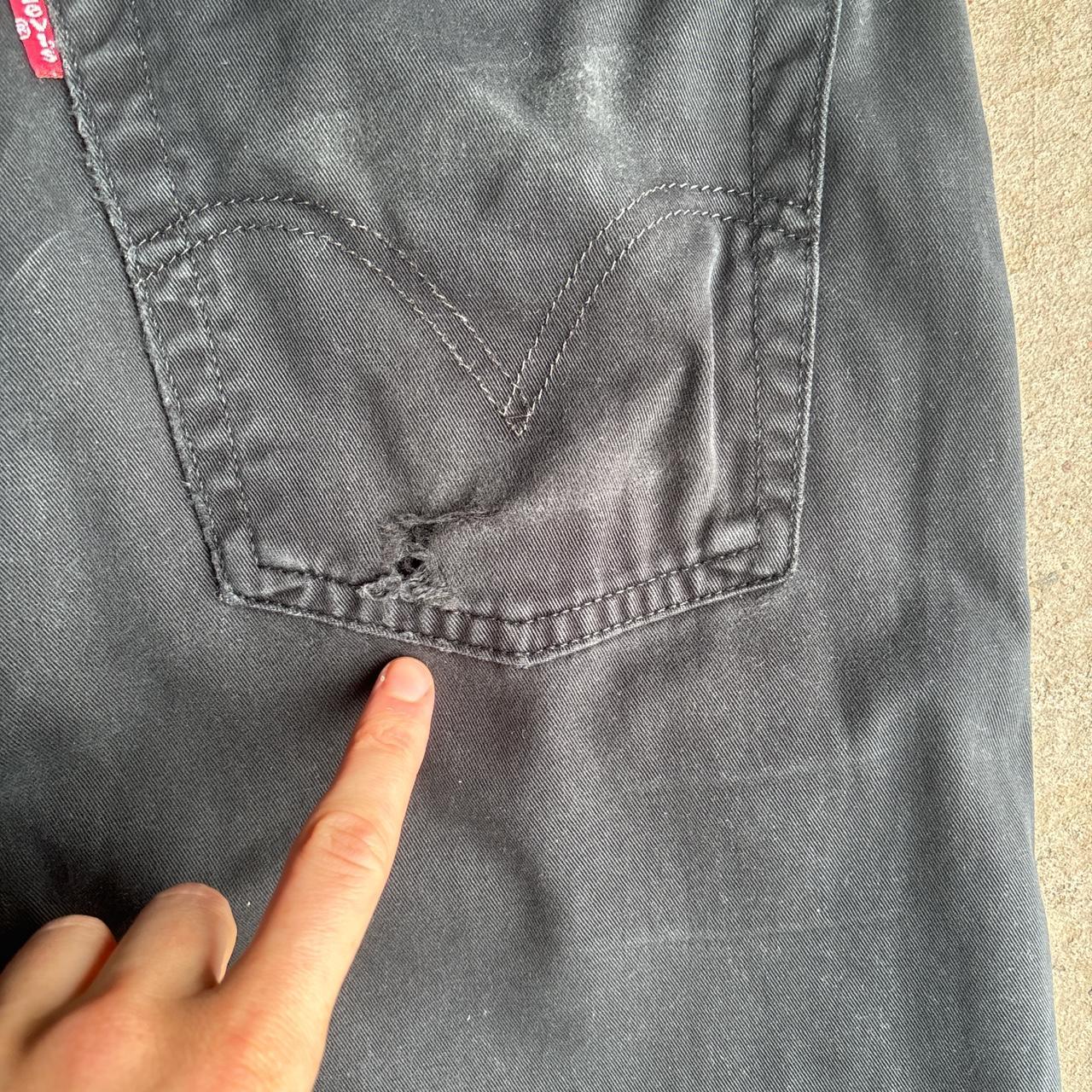 Washed Black Denim Levi’s 582 Jeans - W34