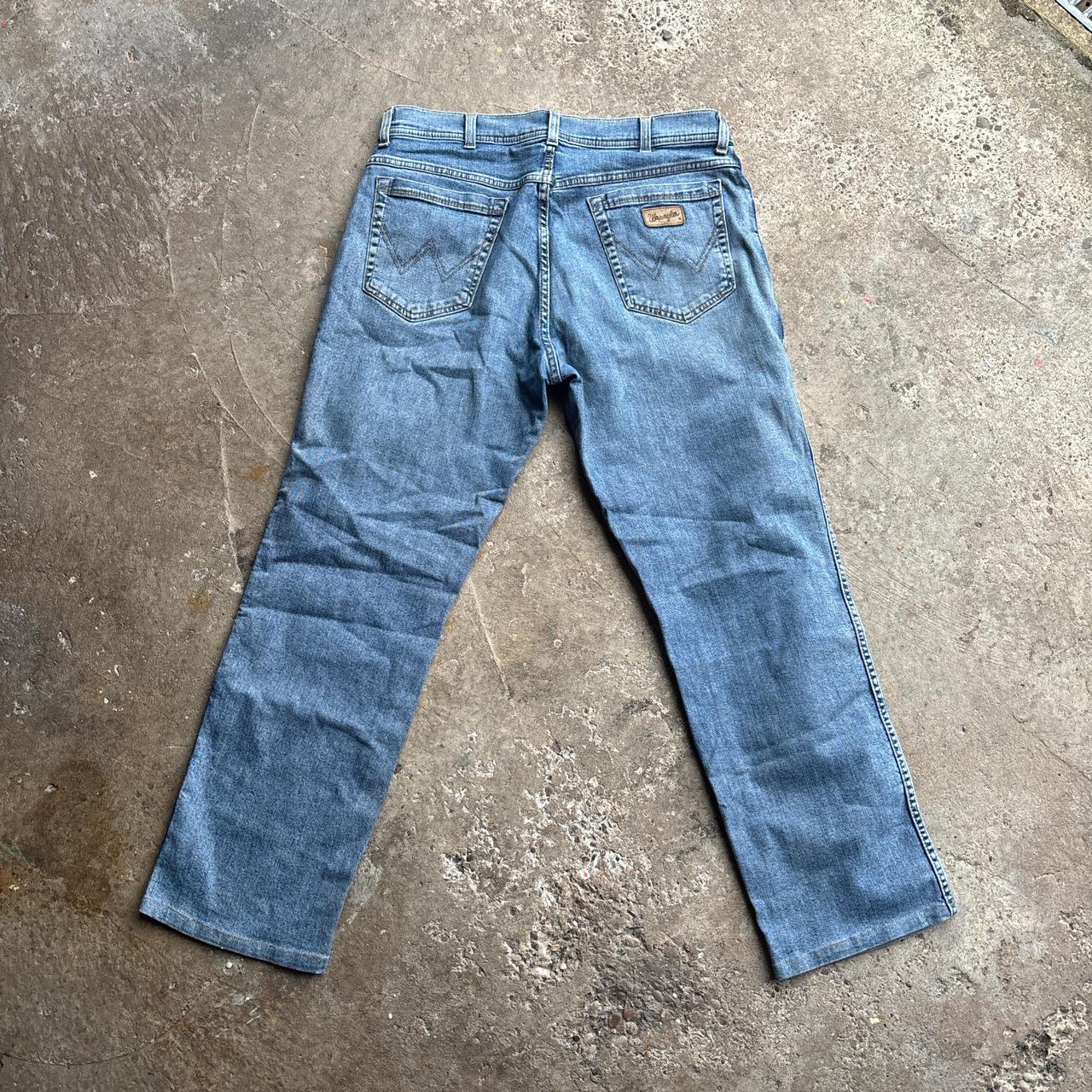 Wrangler Straight Light Blue Denim Jeans | W36 - L30