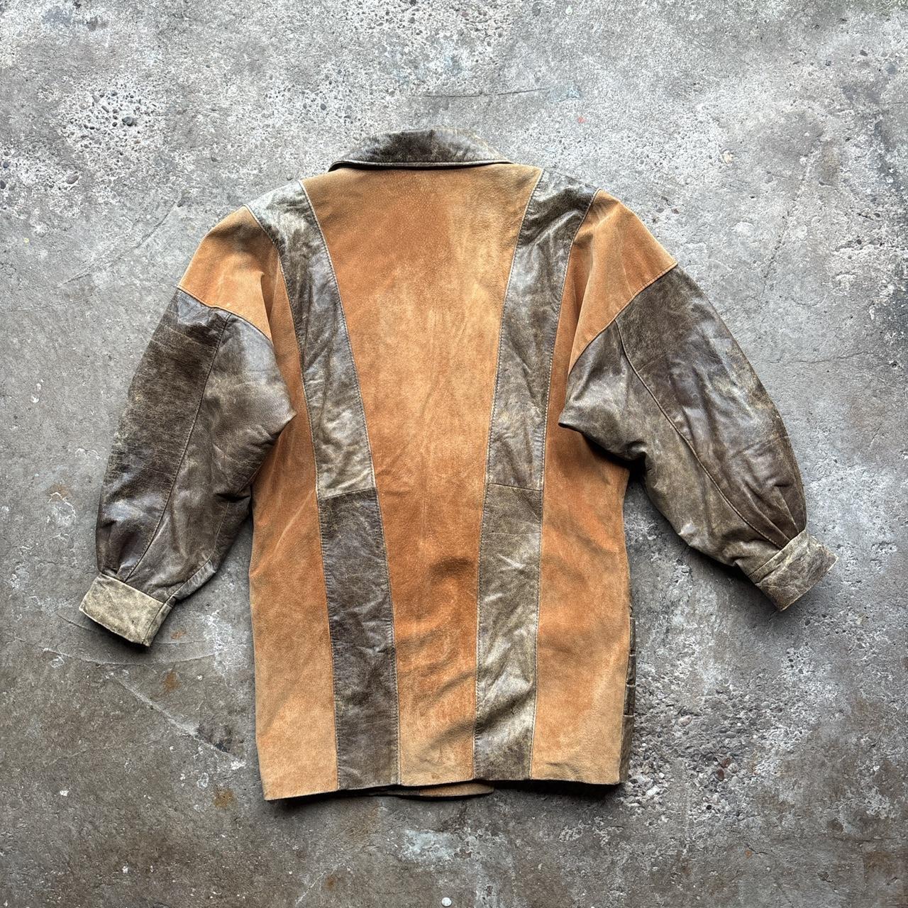 Vintage Marnik Leather and suede Patchwork Jacket