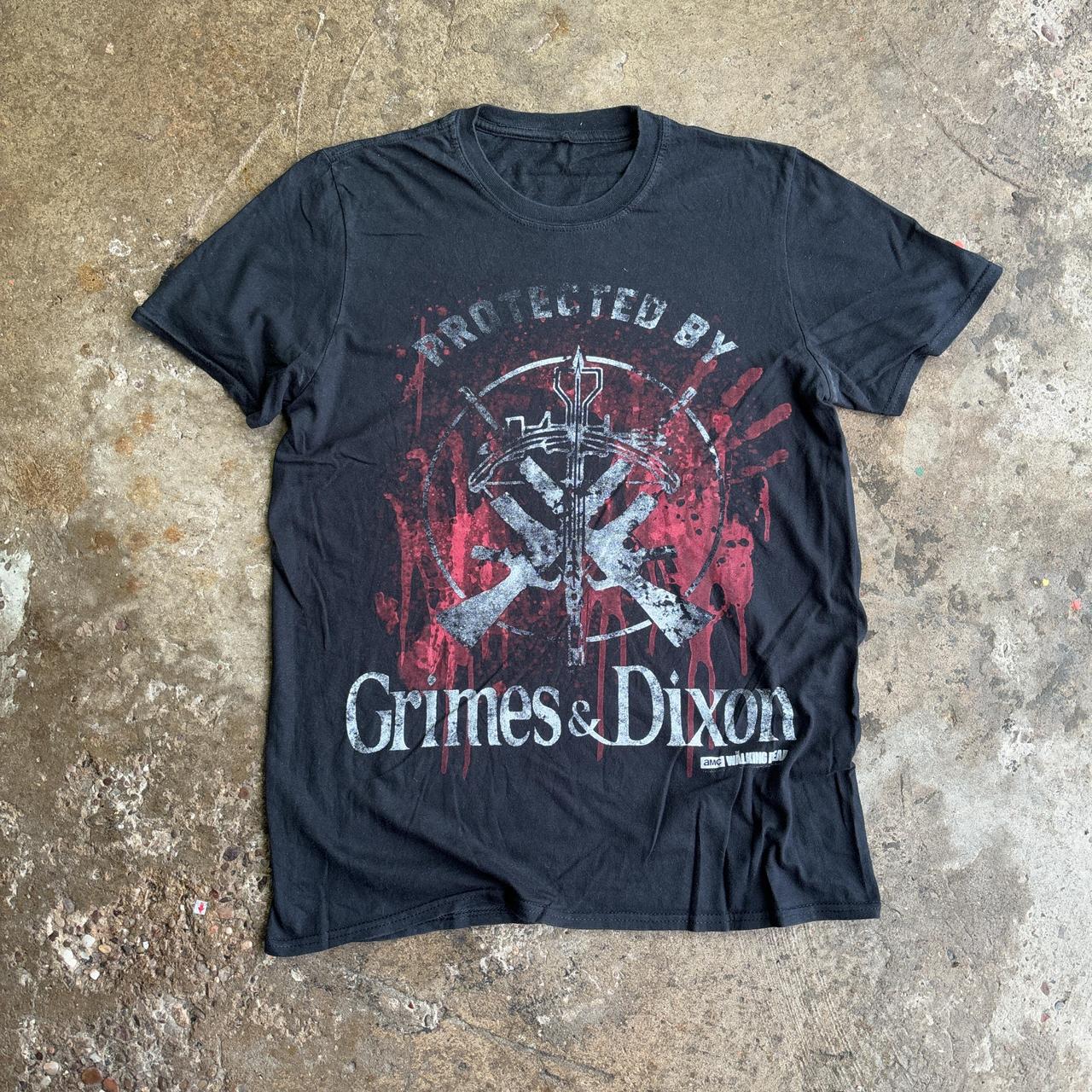 Black The Walking Dead promotional t-shirt