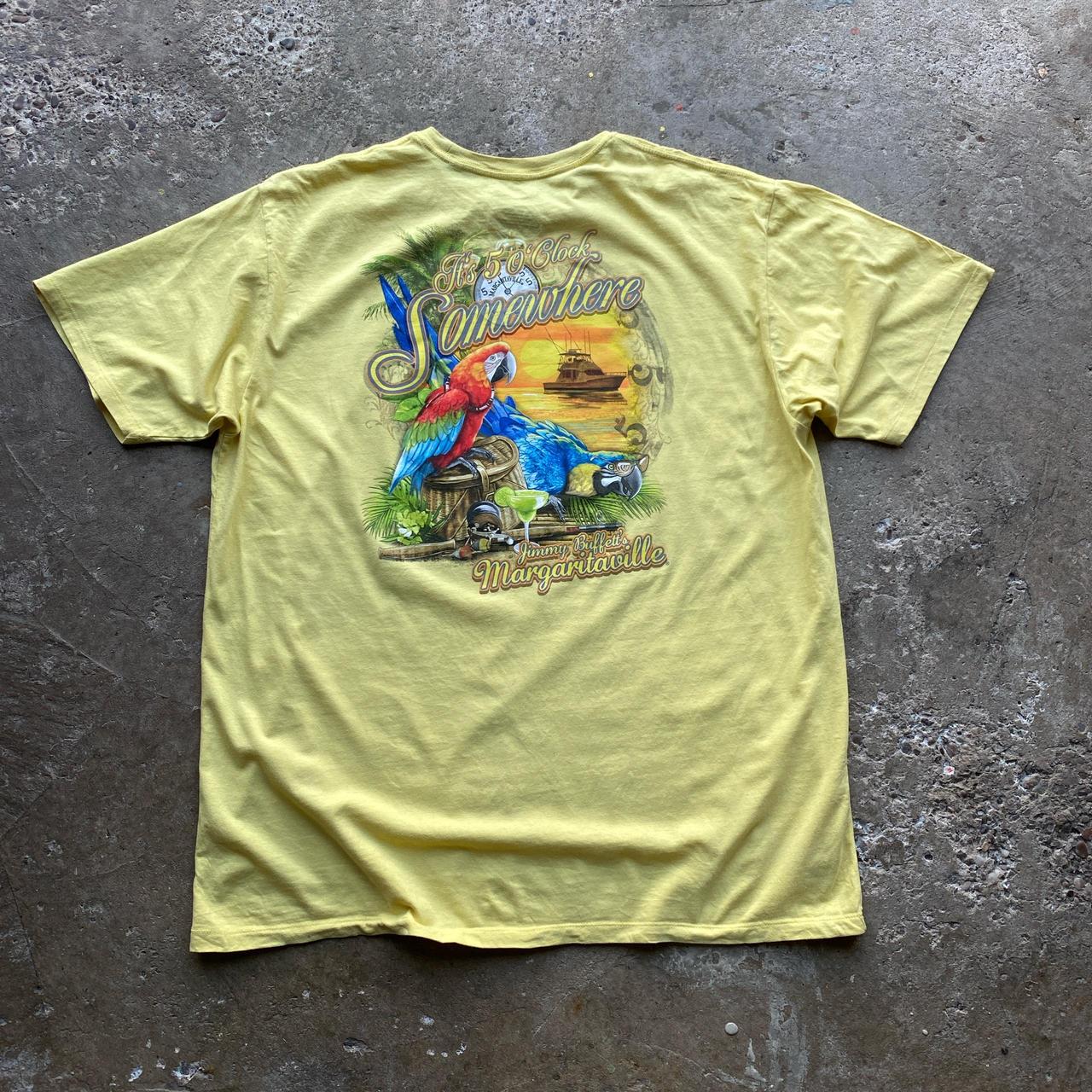 Yellow Margaritaville graphic tee - XXL