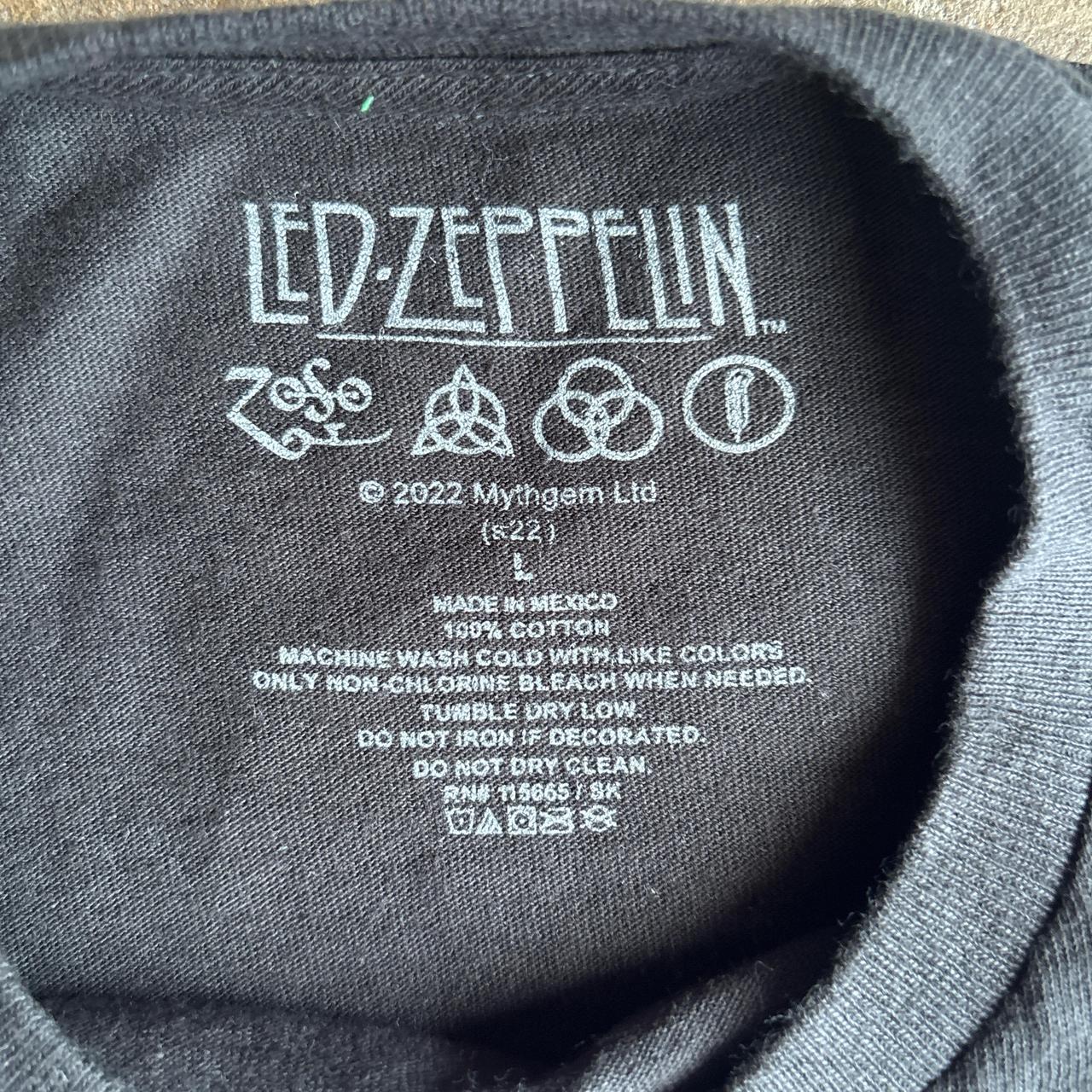 Black Led Zeppelin Graphic T-Shirt