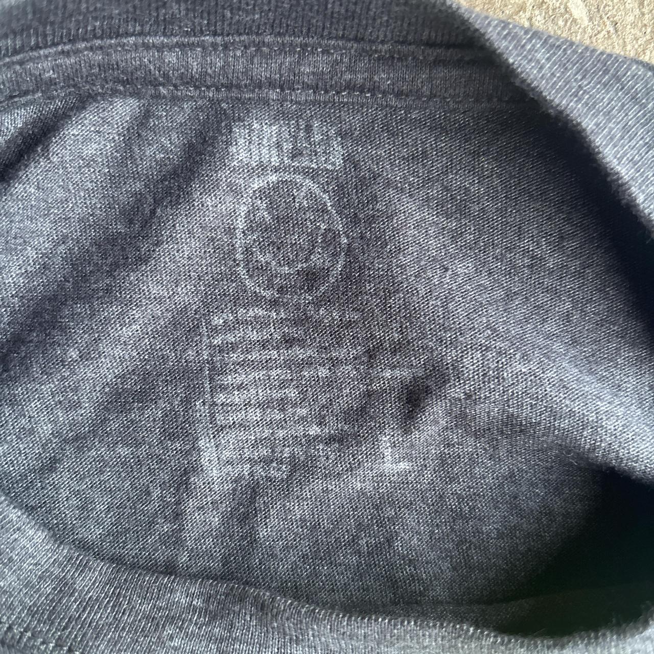 Dark Grey Nirvana Smiley Face Graphic T-Shirt