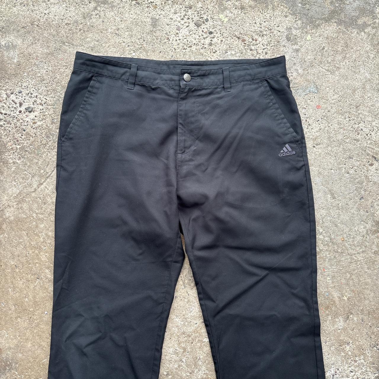 Black Adidas Golf trousers
