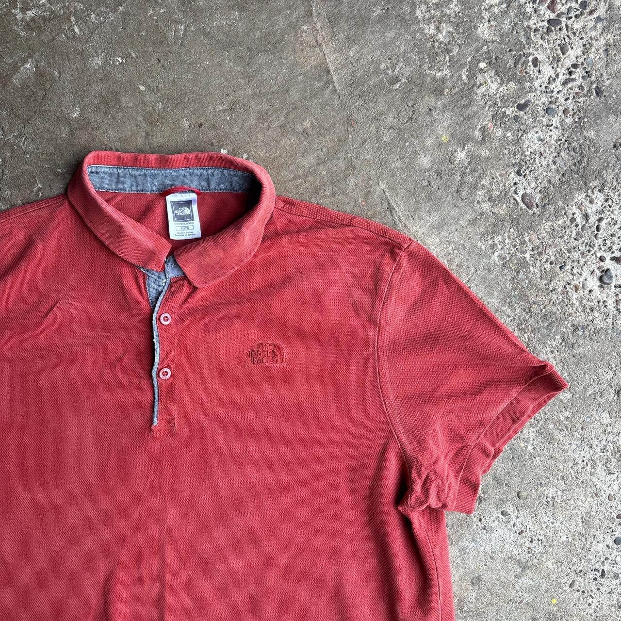 Red The North Face Cotton Polo Shirt - XL