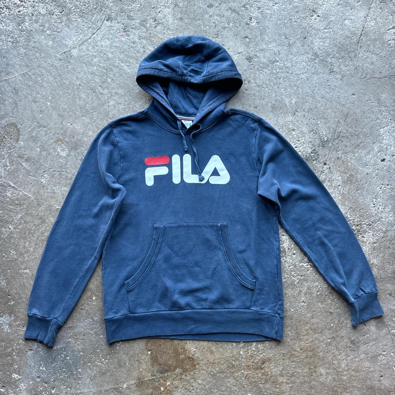 Vintage Blue Fila Tennis hoody