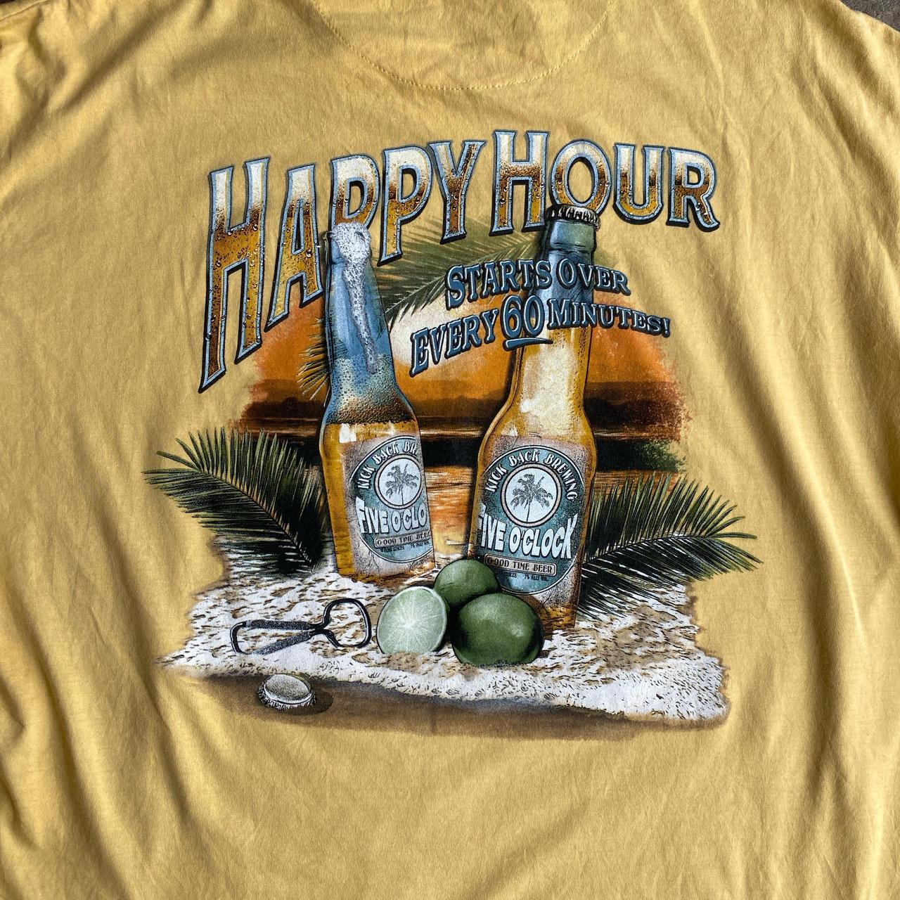 Yellow Newport Blue Graphic Bar T-Shirt
