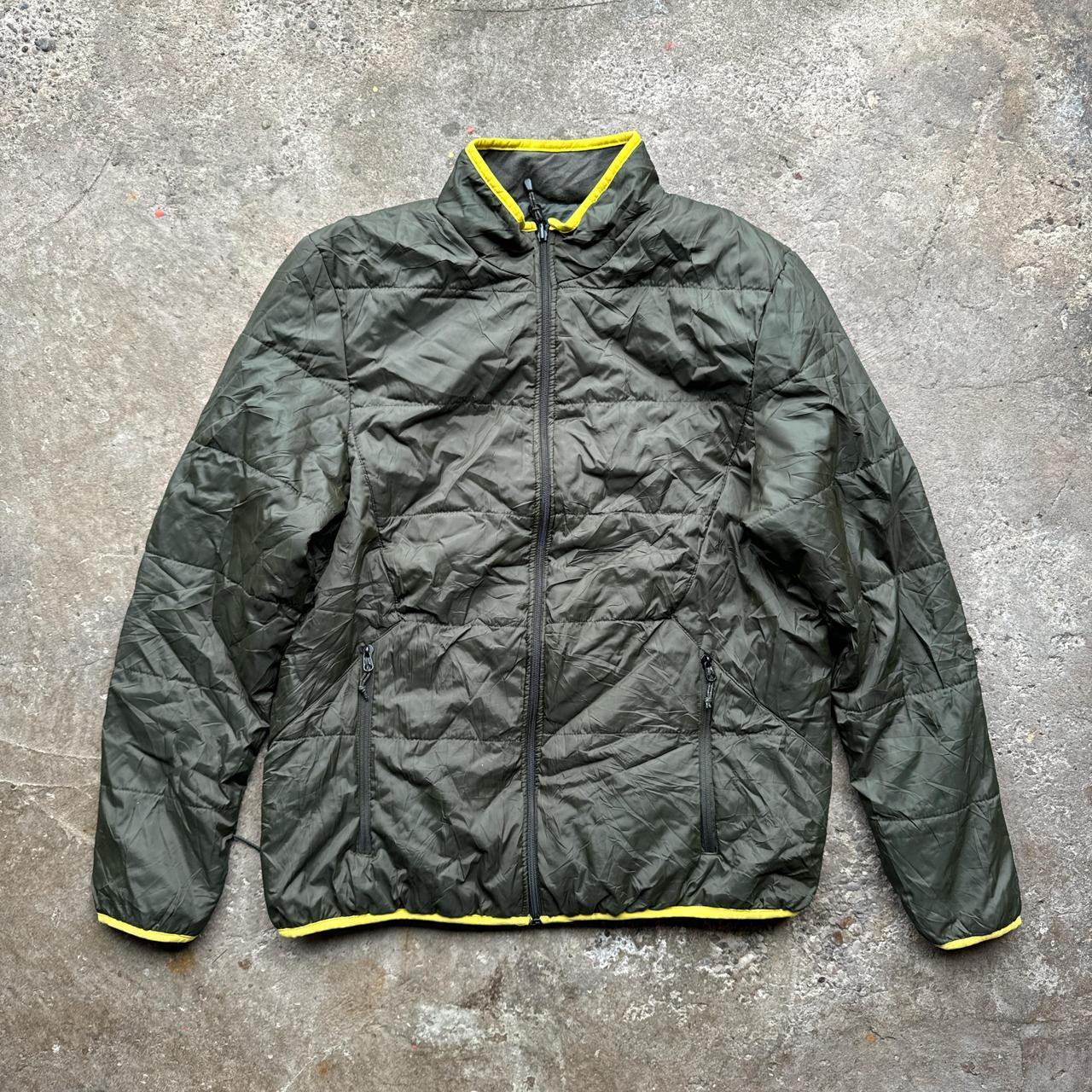 Khaki puffer jacket