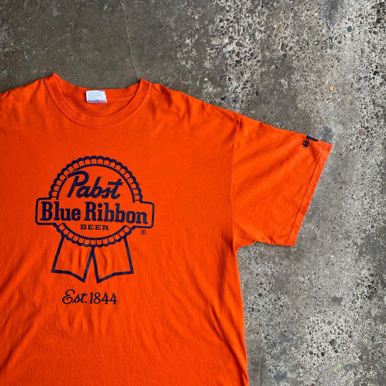 Orange Graphic ‘Booze Crew’ T-Shirt - 2XL