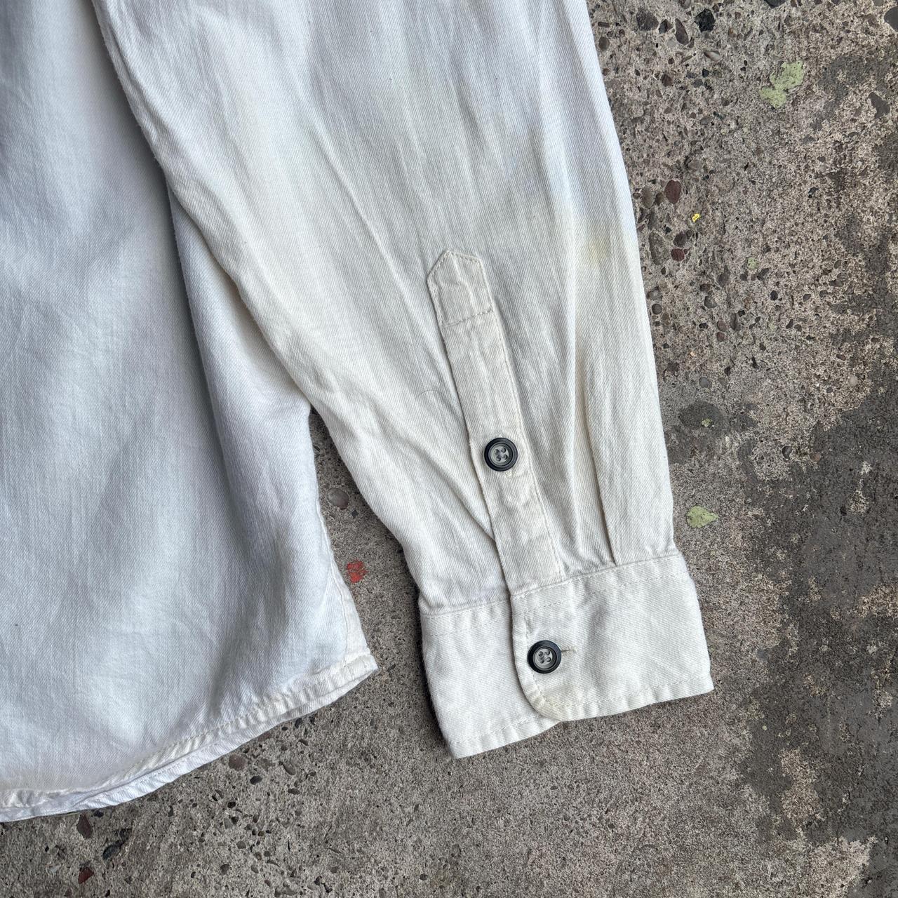 White Levi’s Cotton Button Up Shirt - 2XL