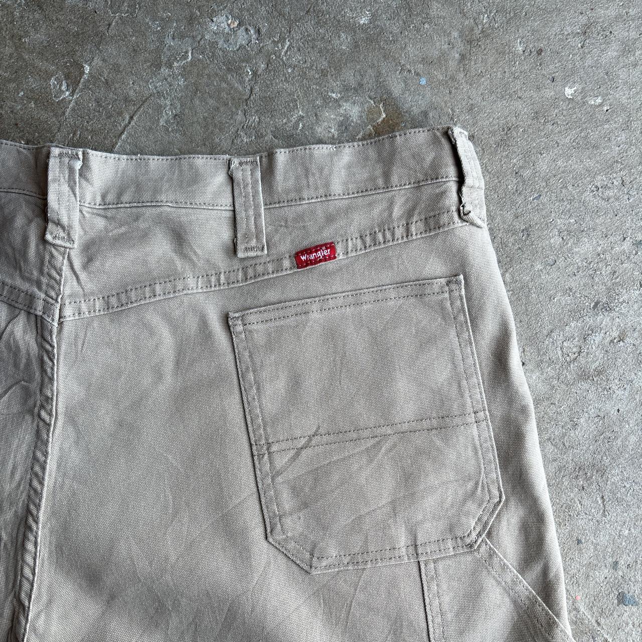 Tan Wrangler Carpenter Shorts