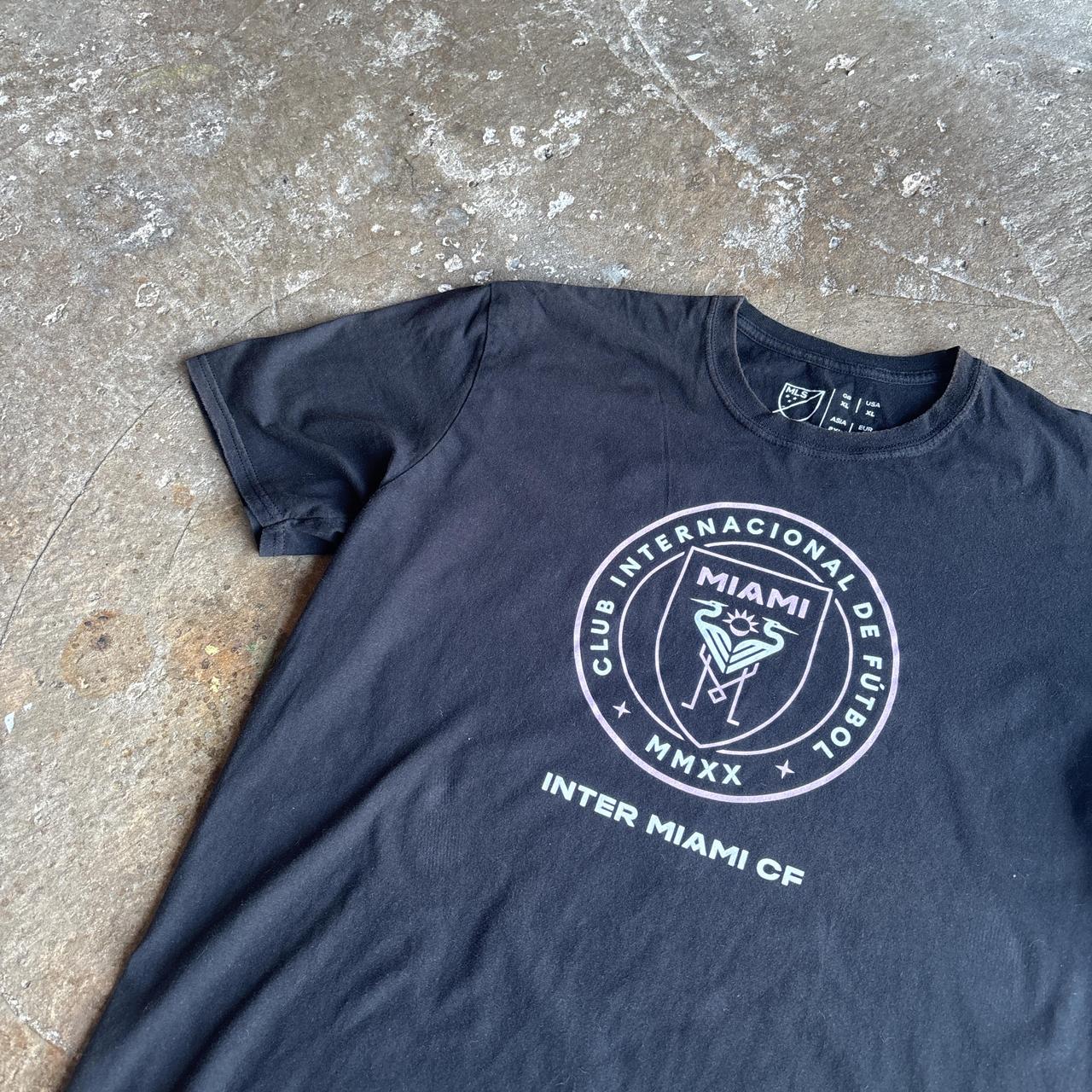 Black MLS Inter Miami Logo T-Shirt