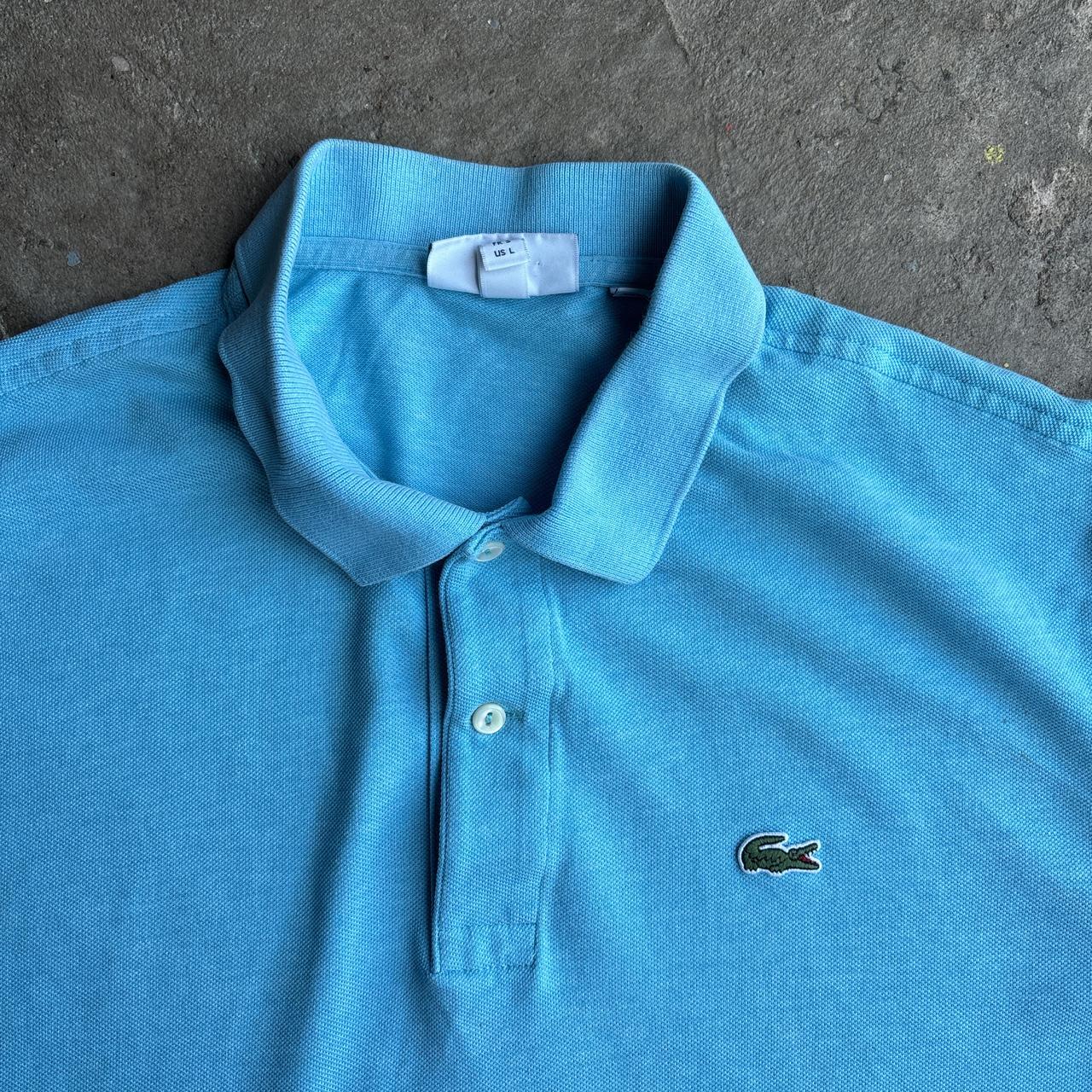 Bright Blue Lacoste Polo Shirt