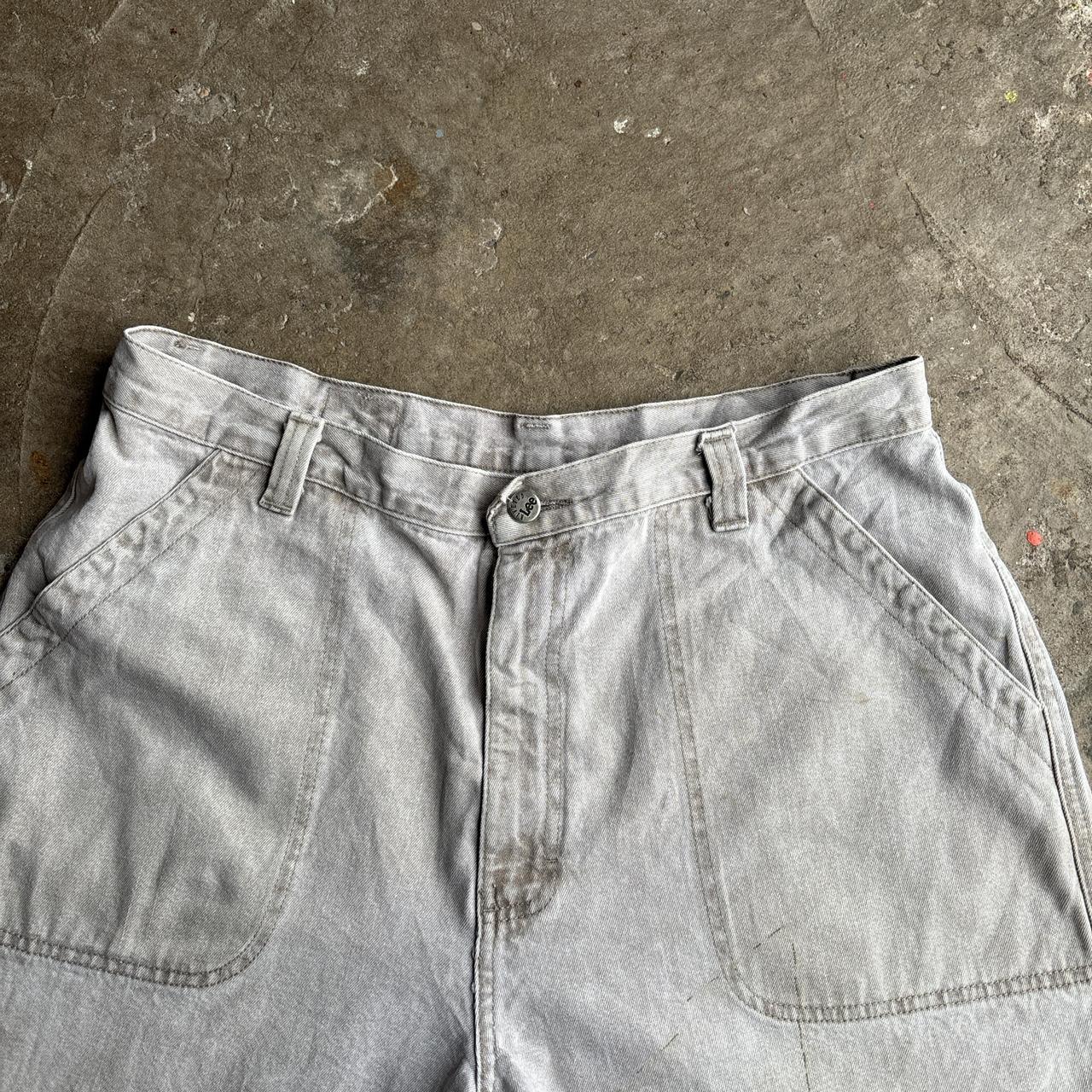 Light Cream Lee Cotton Shorts