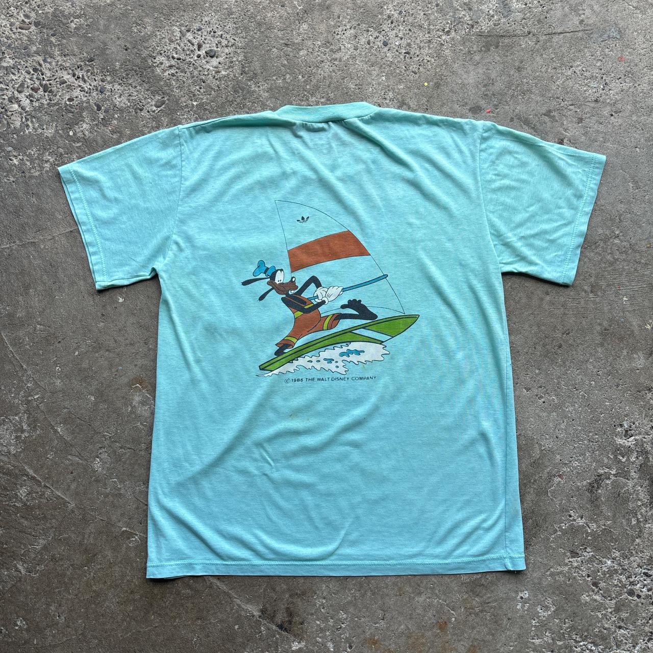 80s Adidas x Walt Disney pocket t-shirt - S