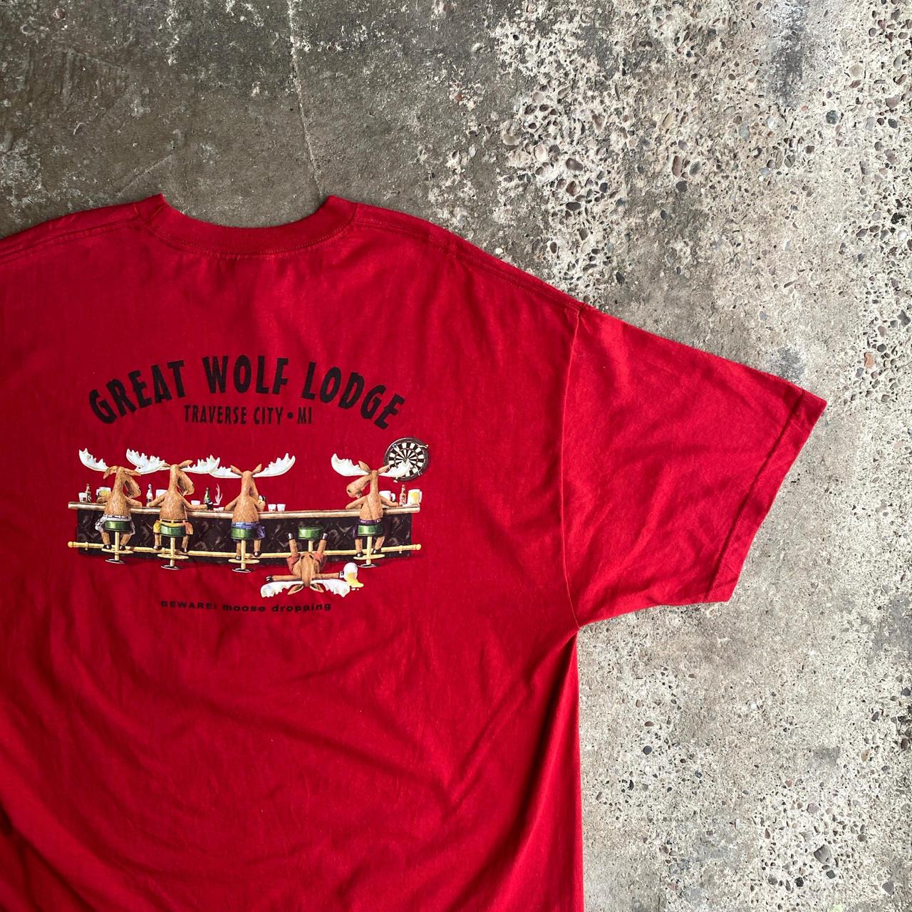 Red Graphic Bar T-Shirt - 2XL