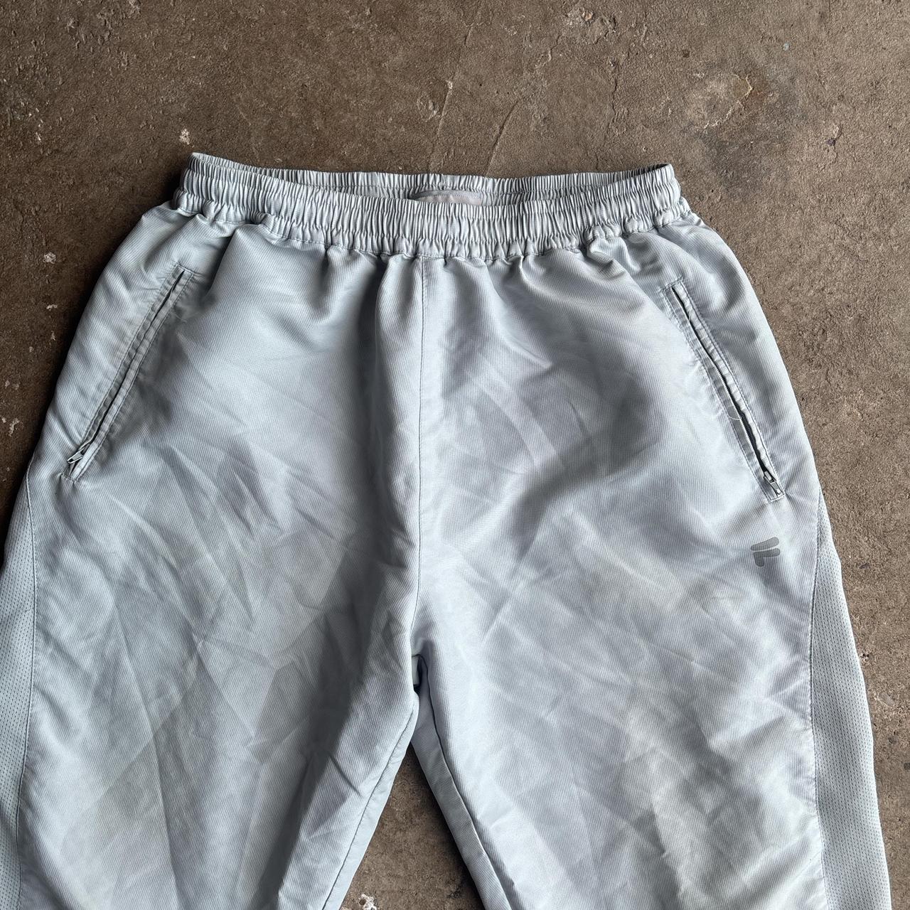 Light Grey FILA 3/4 Sports Shorts