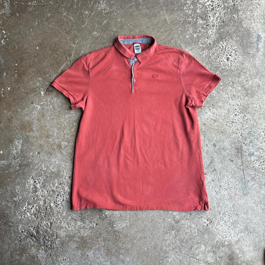 Red The North Face Cotton Polo Shirt - XL