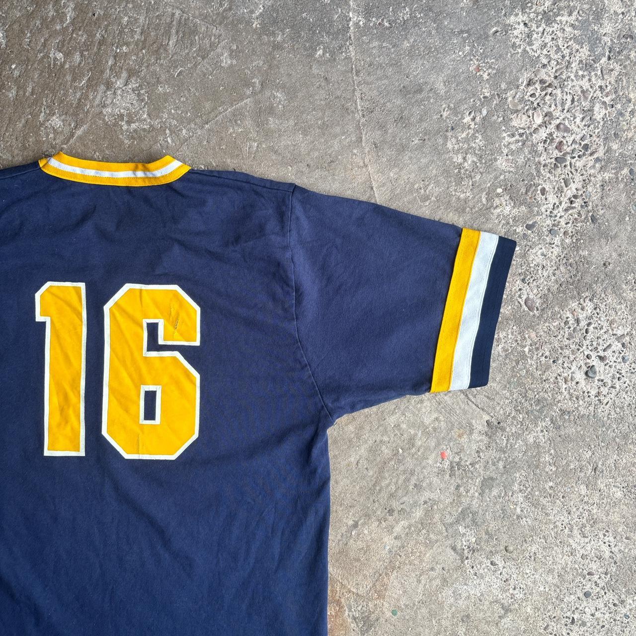 Vintage Navy Baseball Style T-Shirt