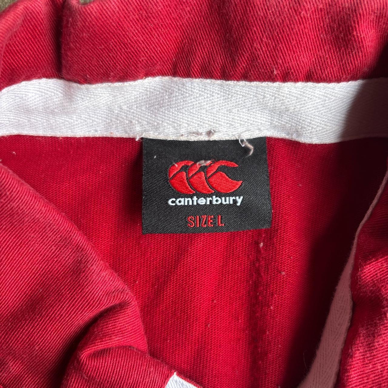 2014/15 Red England Rugby Union Canterbury Away Shirt