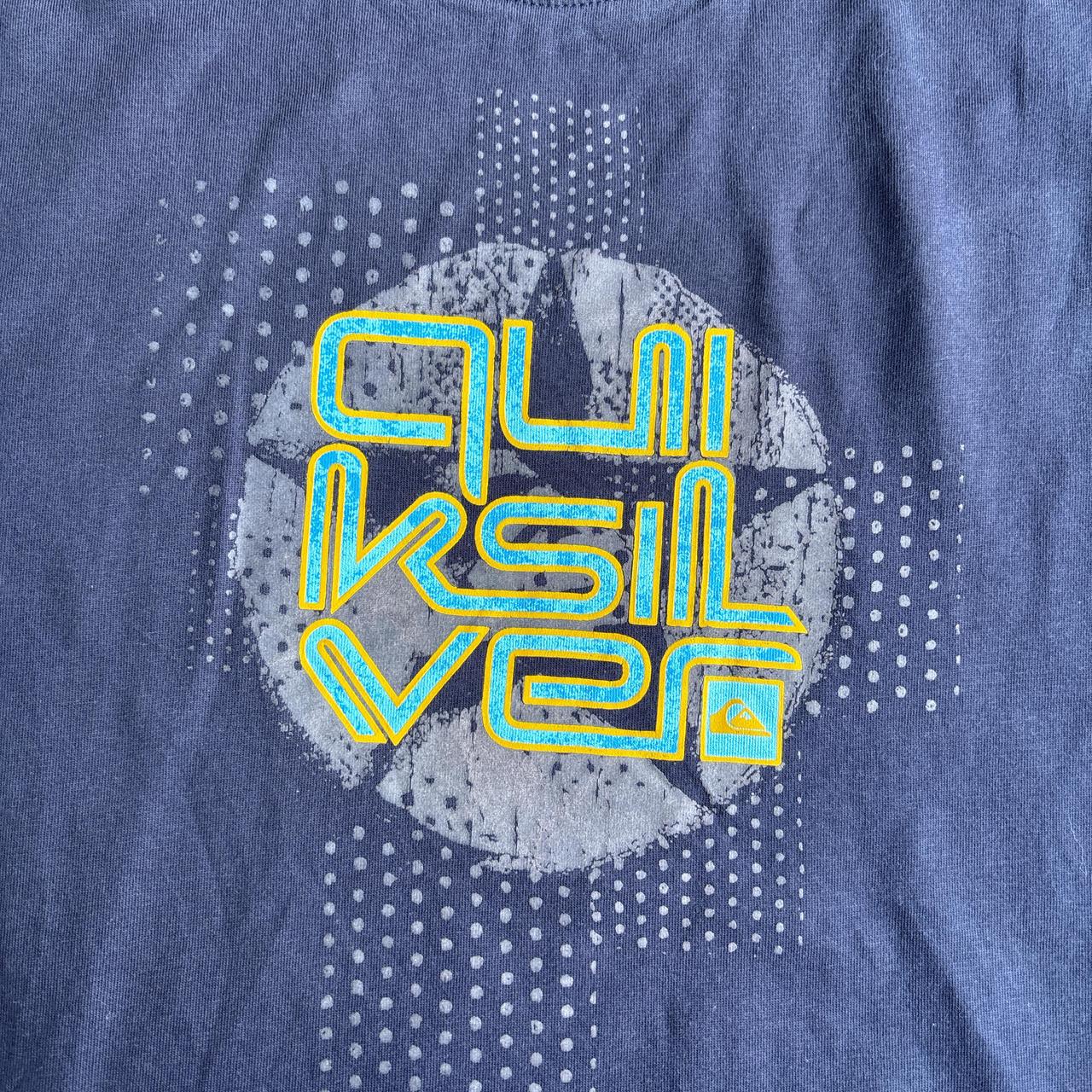 Navy Quicksilver Graphic T-Shirt