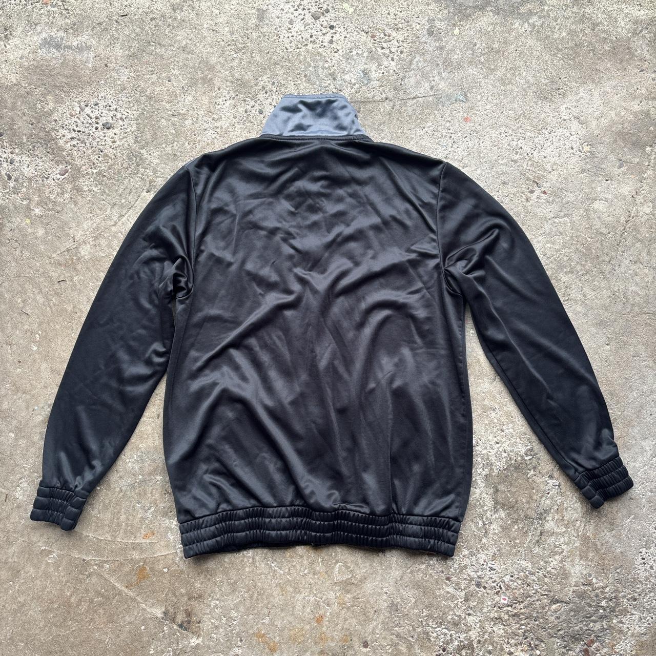 Vintage black, grey and white Donnay track jacket