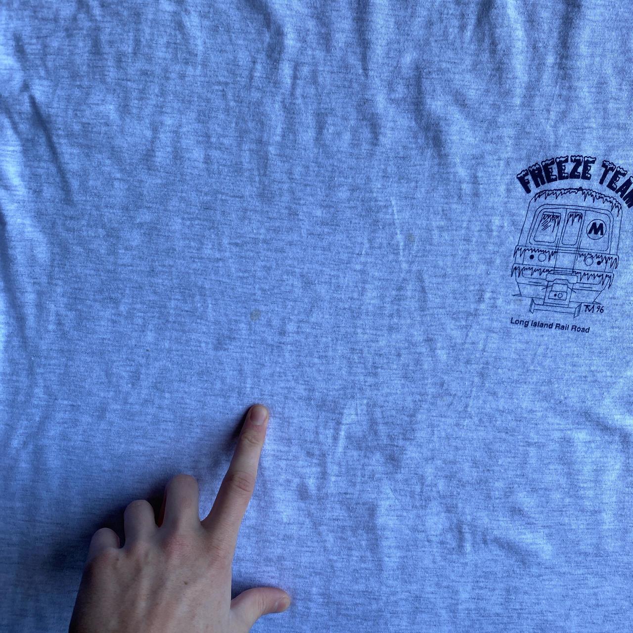 Grey ‘Freeze Team’ Graphic T-Shirt - XL