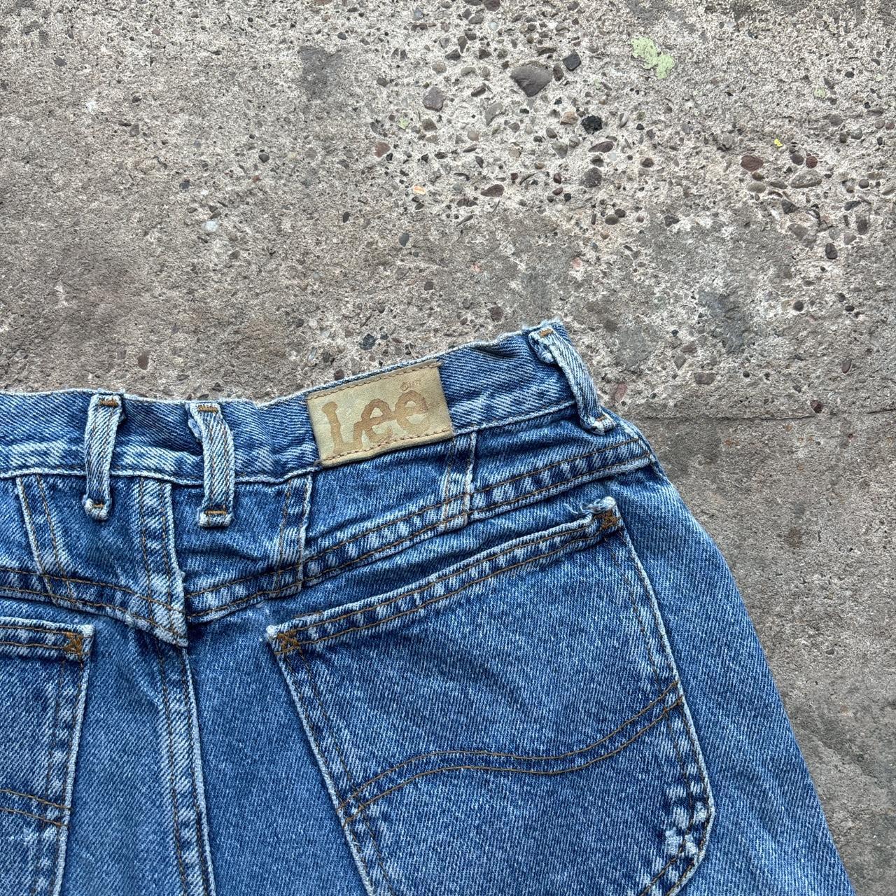 Blue denim Lee cut-off shorts
