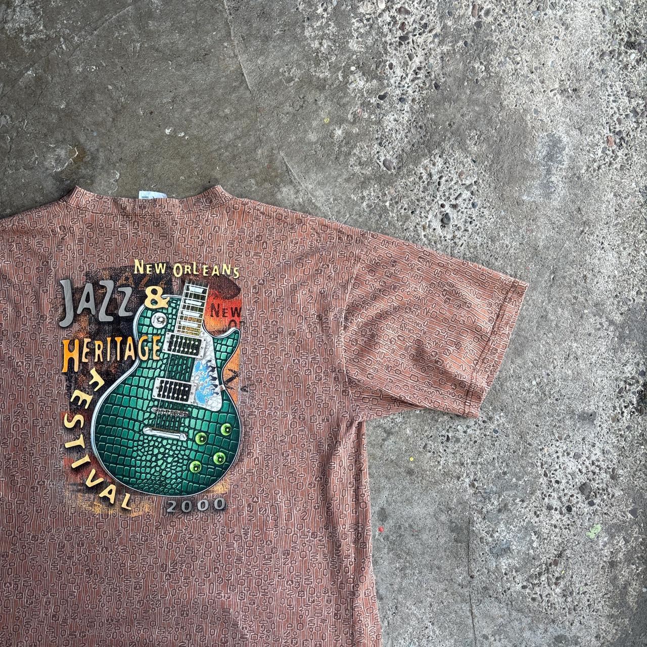 Patterned New Orleans Jazz & Heritage Festival β2000β T-Shirt