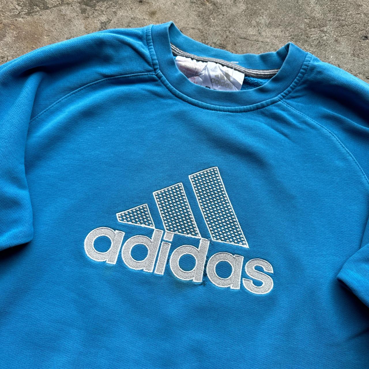 Blue Adidas sweatshirt