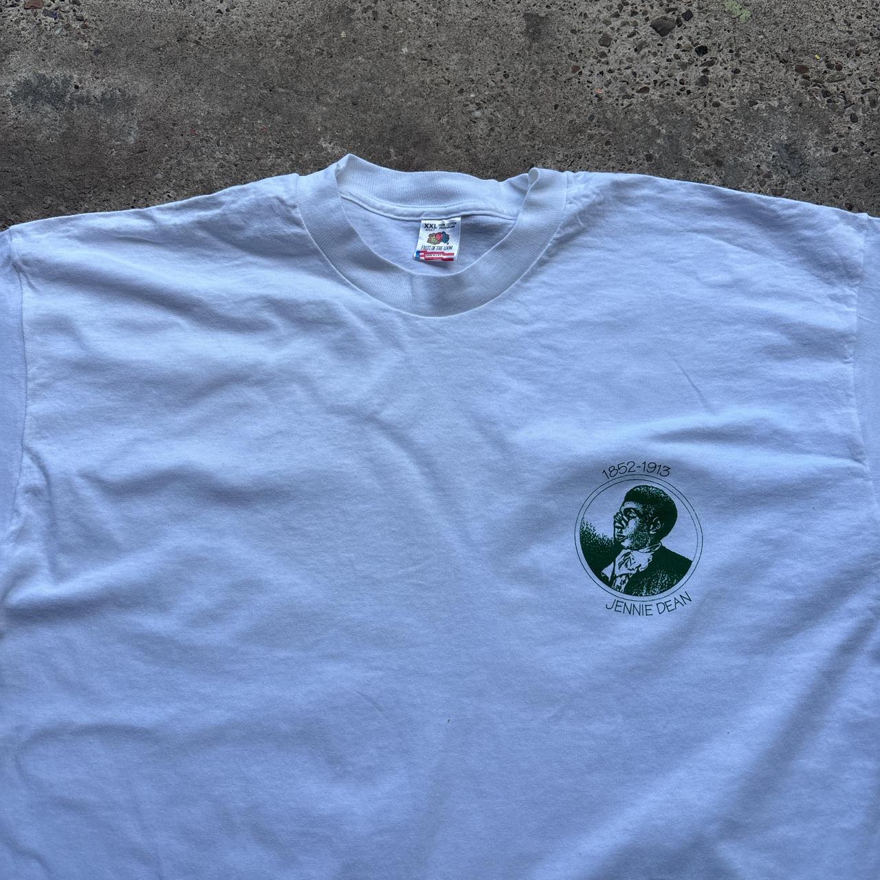 90s ‘Jennie Dean’ white single stitch tee - XXL