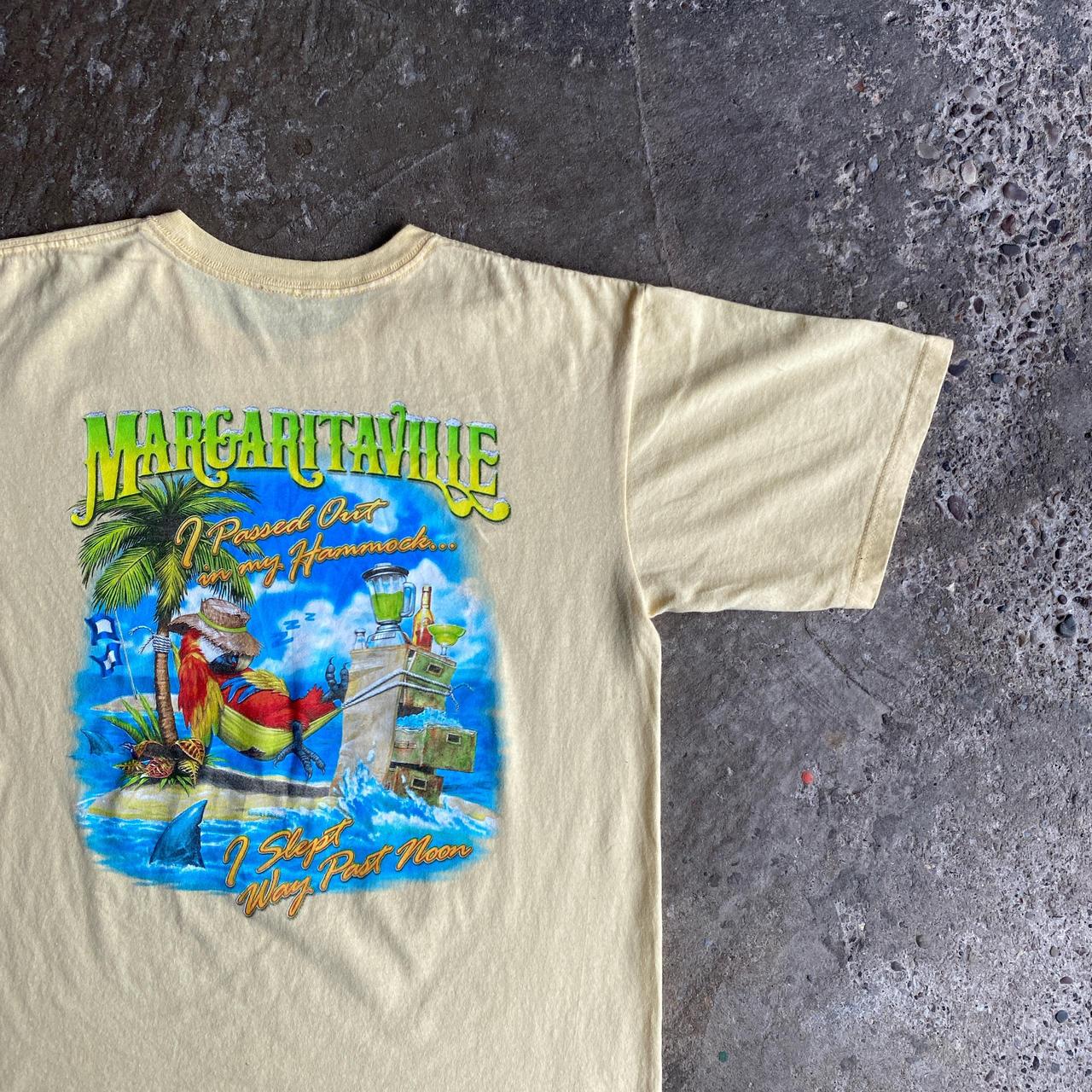Yellow Margaritaville Graphic Bar T-Shirt - M