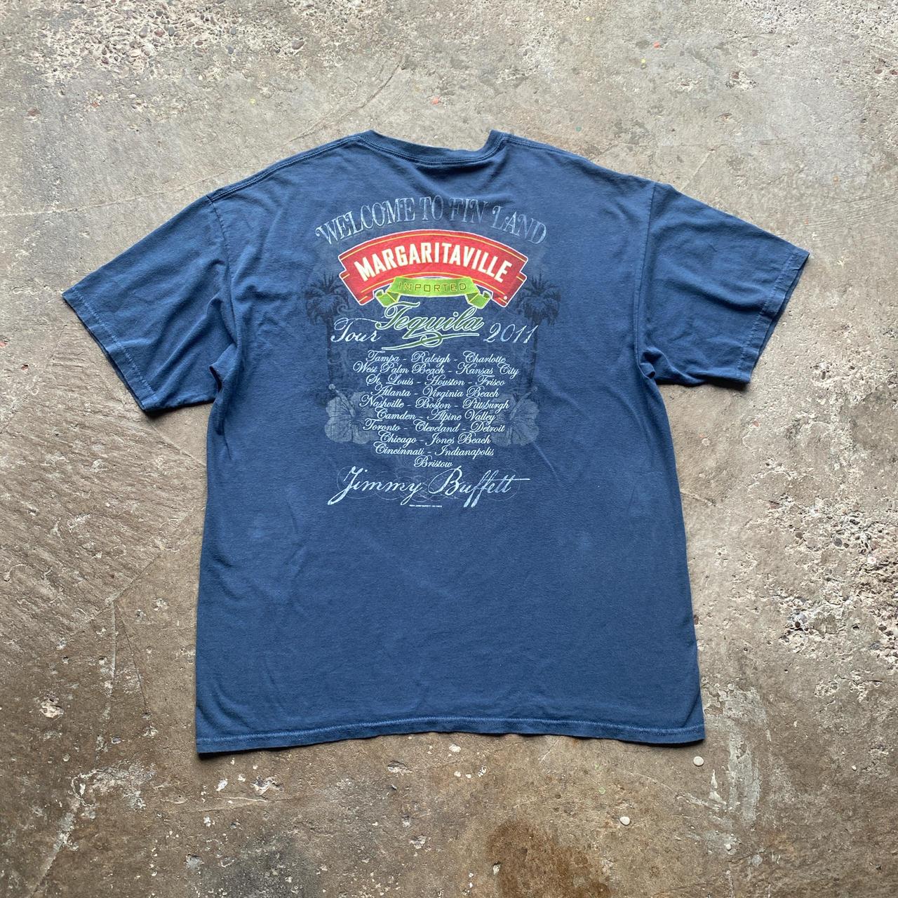 Blue Graphic tee with Margaritaville print - XL