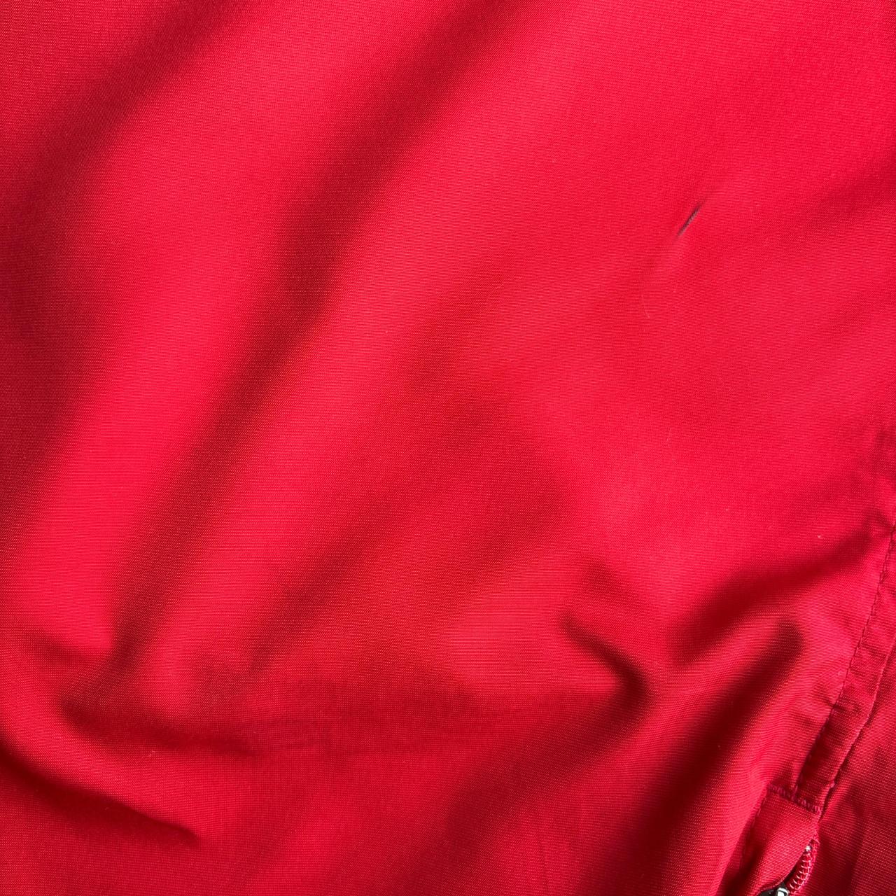 Red Nike Vintage Golf Windbreaker Jacket