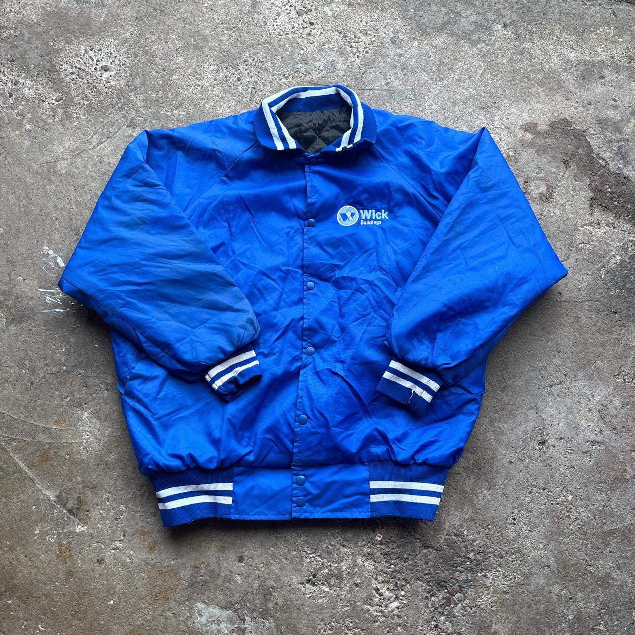 Wick Buildings’ Vibrant Blue Coach Jacket (size XL)