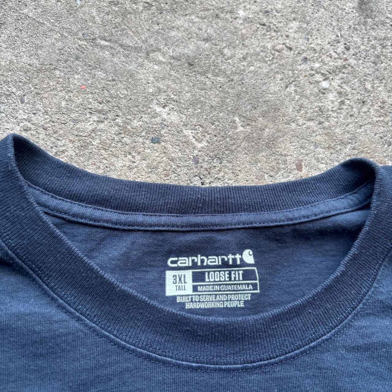 Navy Carhartt long-sleeve top - XXXL