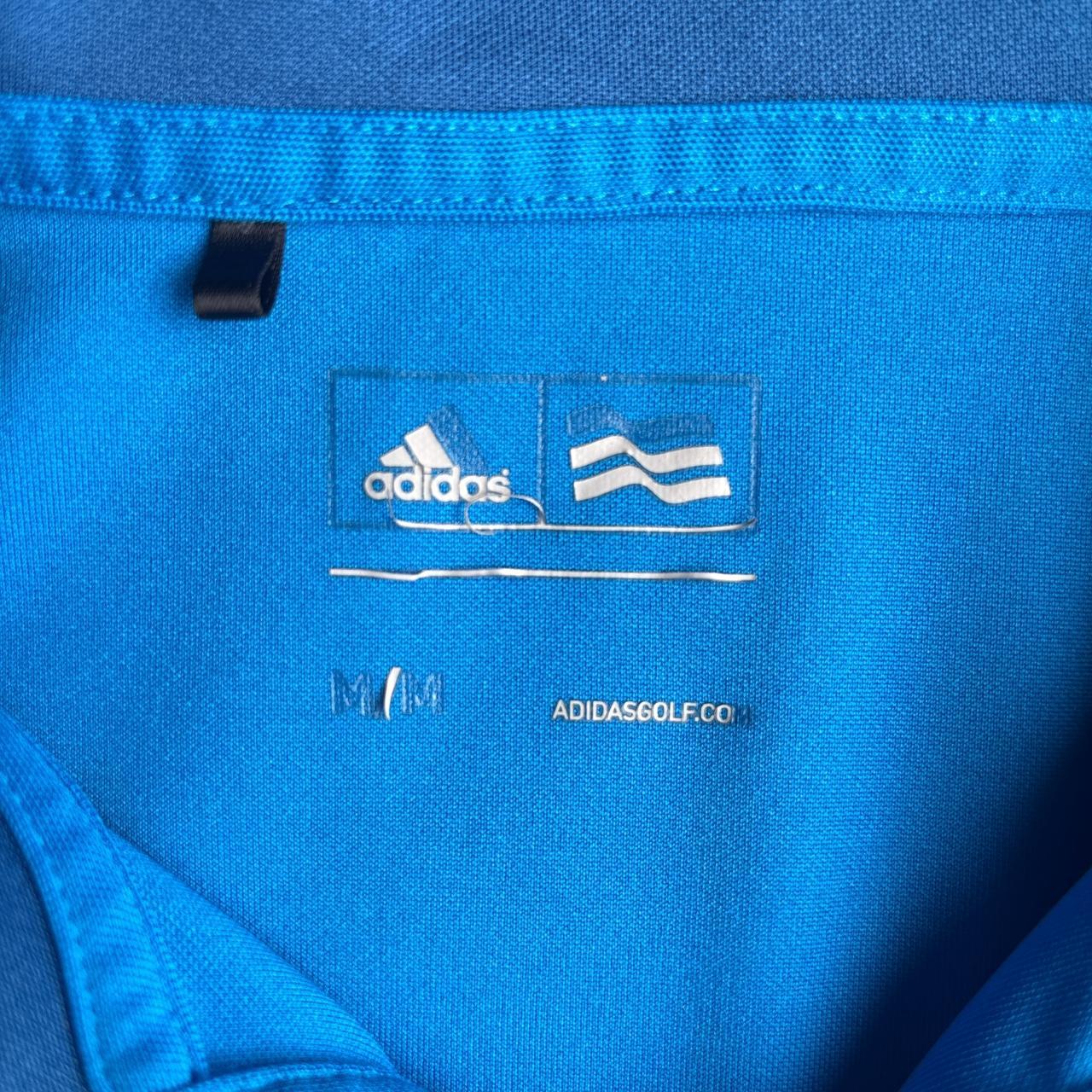Blue Adidas Golf Polo Shirt