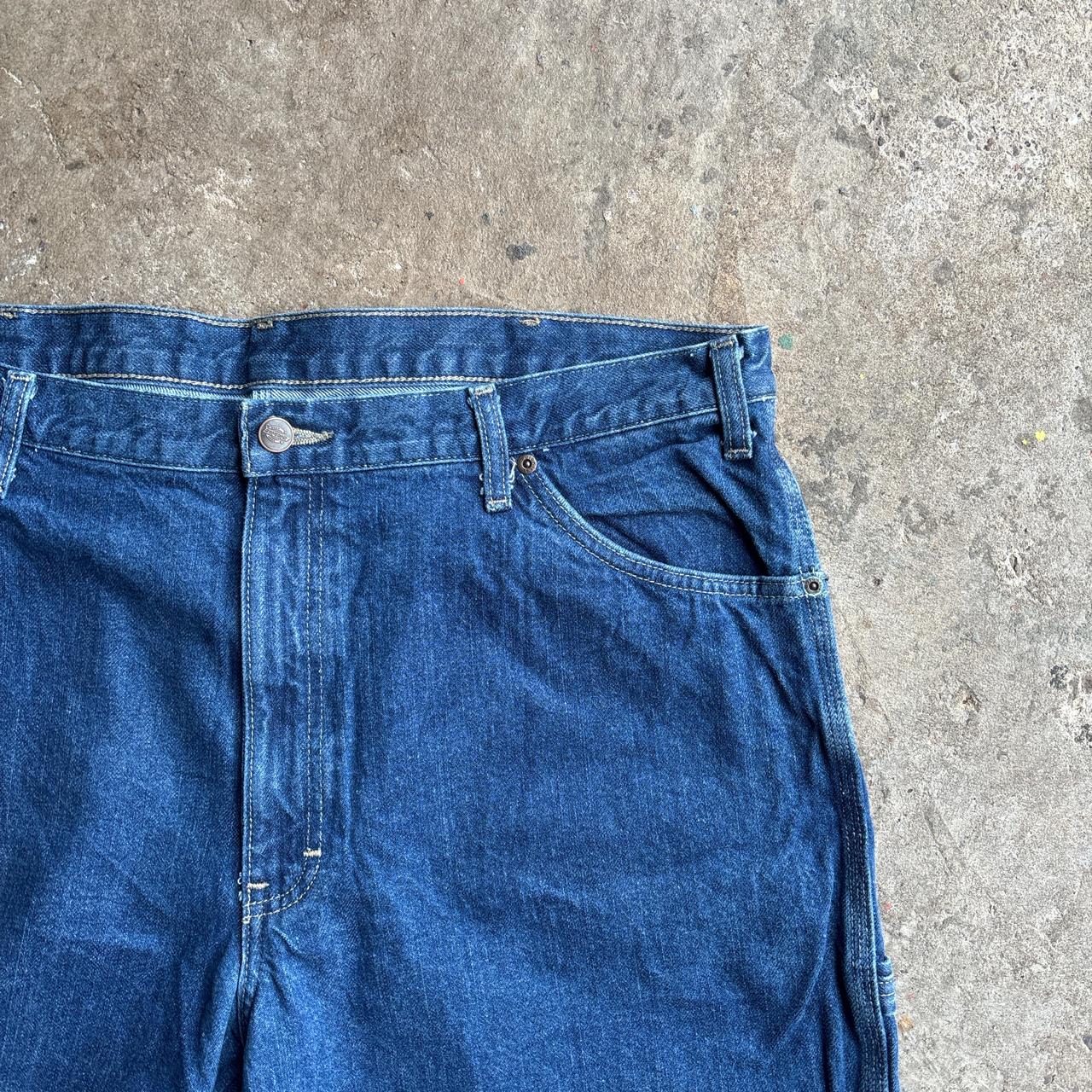Blue Denim Dickies cut shorts