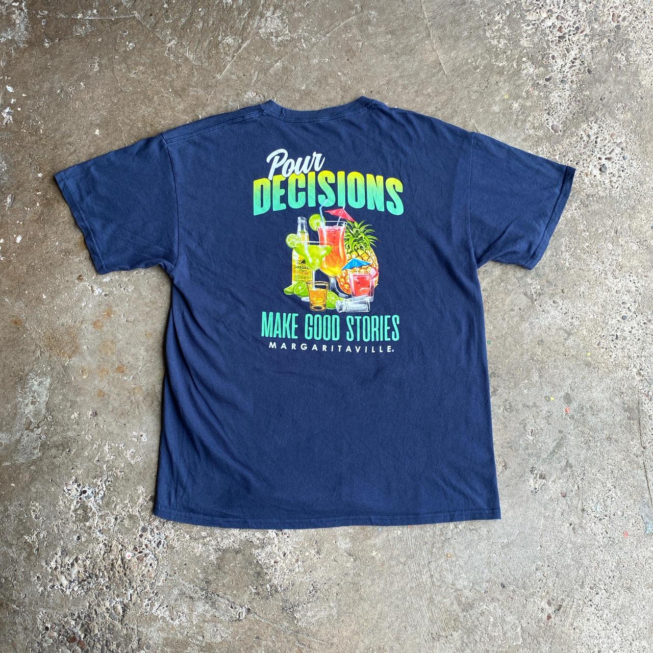 Navy able Graphic Margaritaville T-Shirt - L