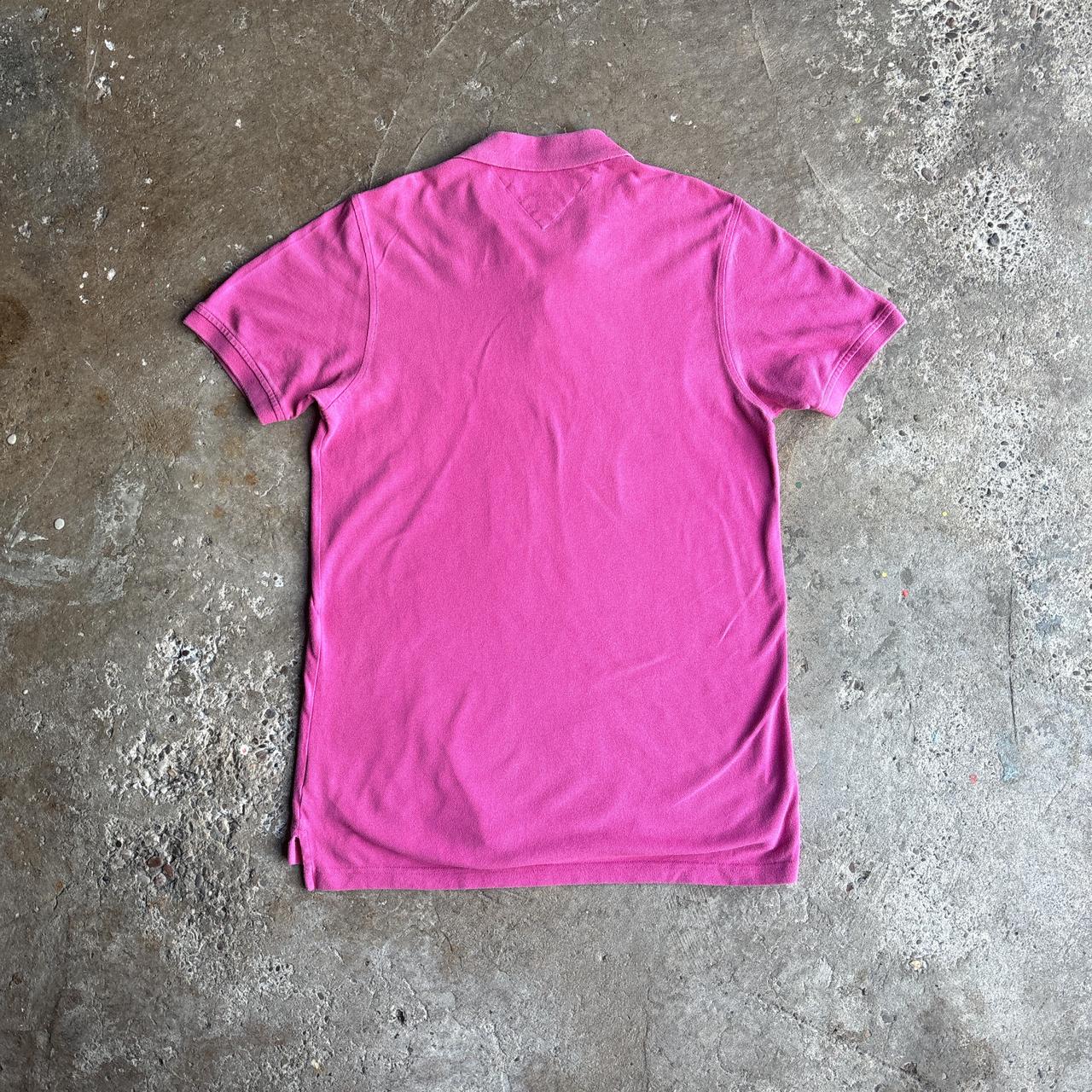 Pink Tommy Hilfiger Polo Shirt - XL