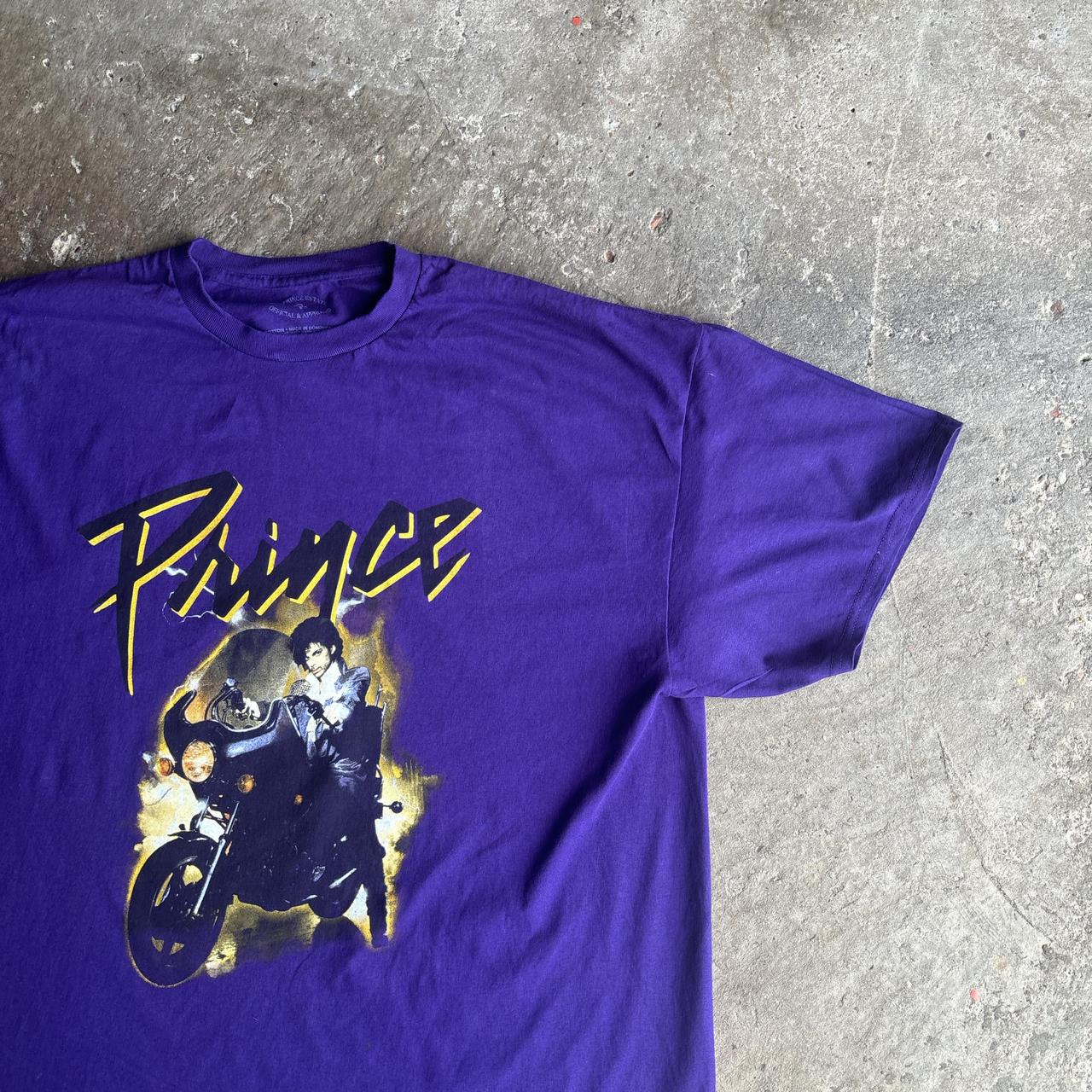 Purple Graphic Prince T-Shirt - 2XL