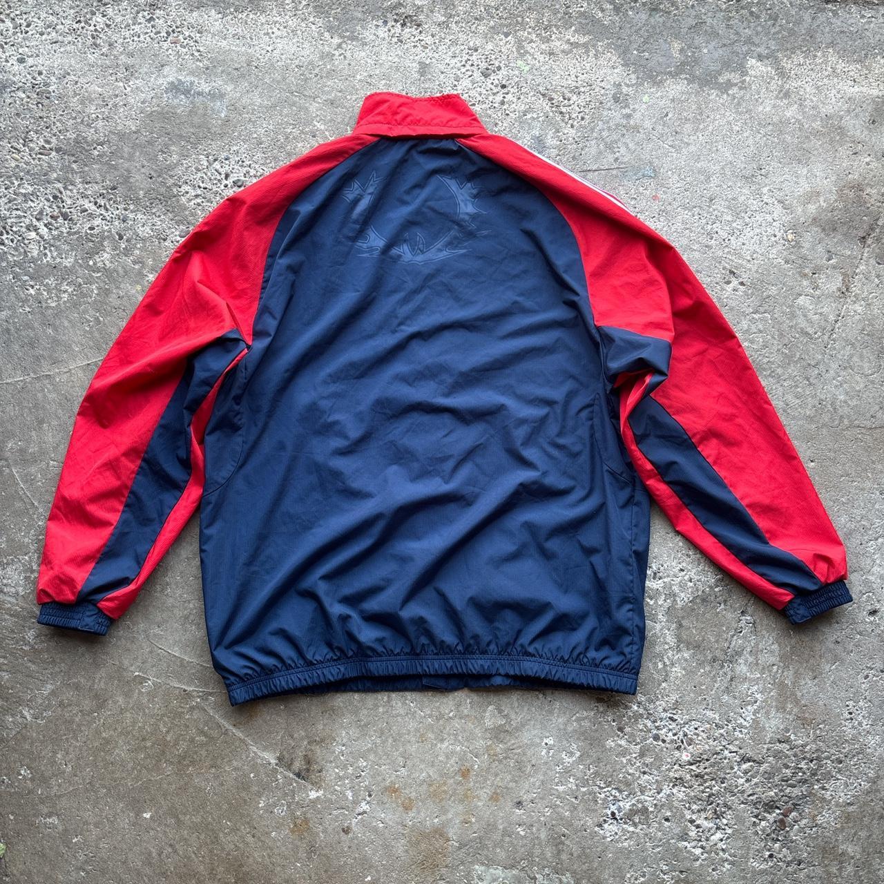 Navy and red Munster Rugby Adidas Jacket - L
