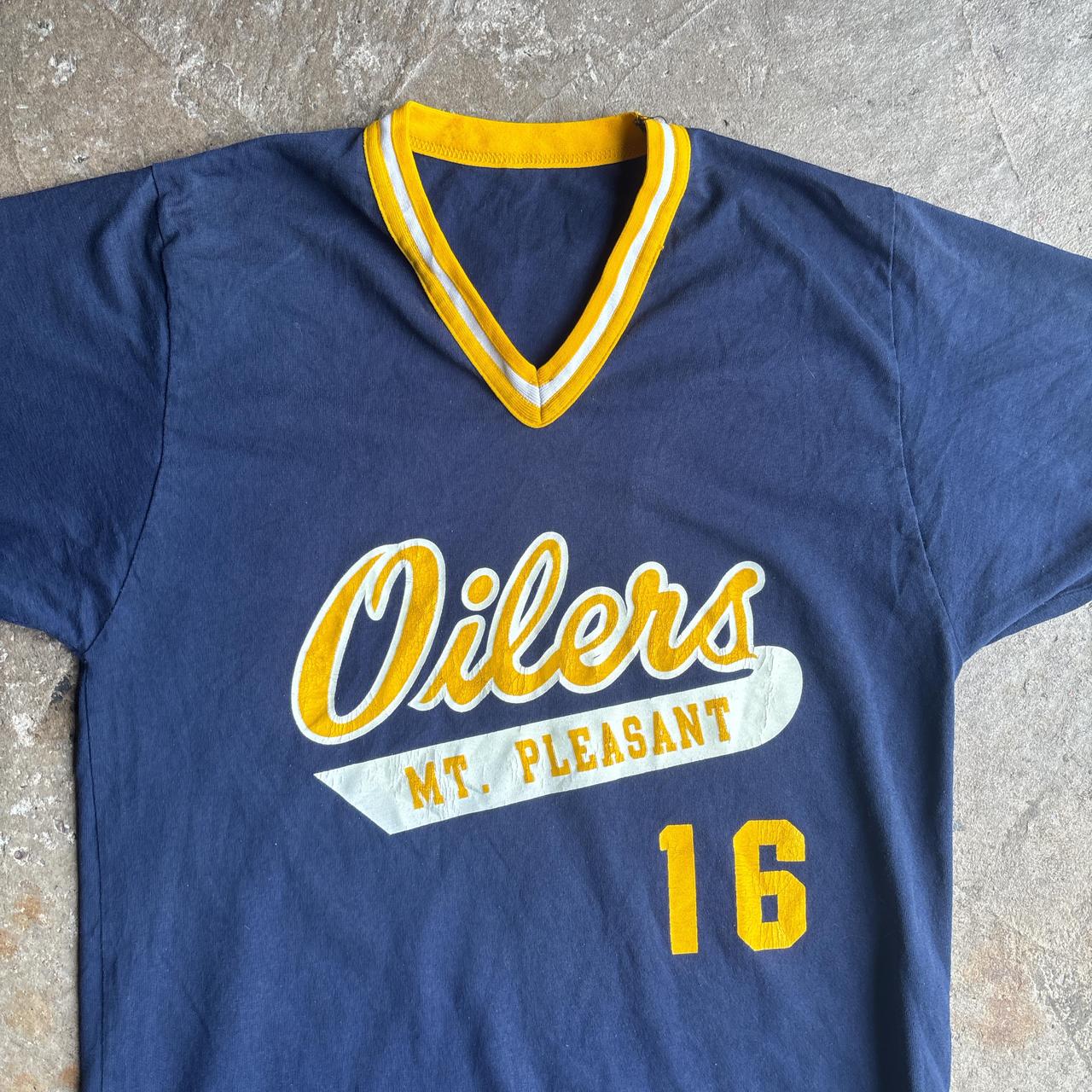 Vintage Navy Baseball Style T-Shirt