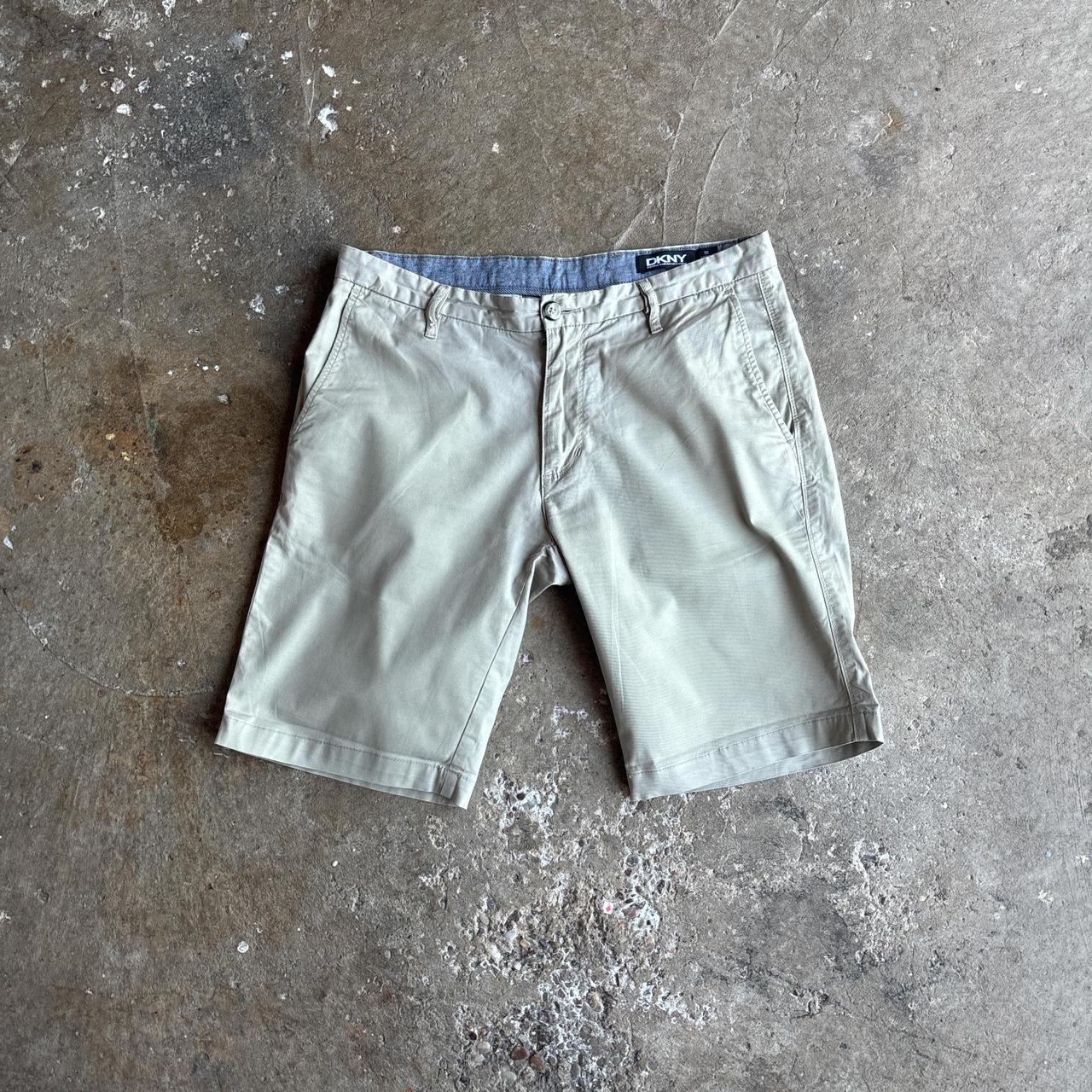 Cream DKNY Chino Shorts