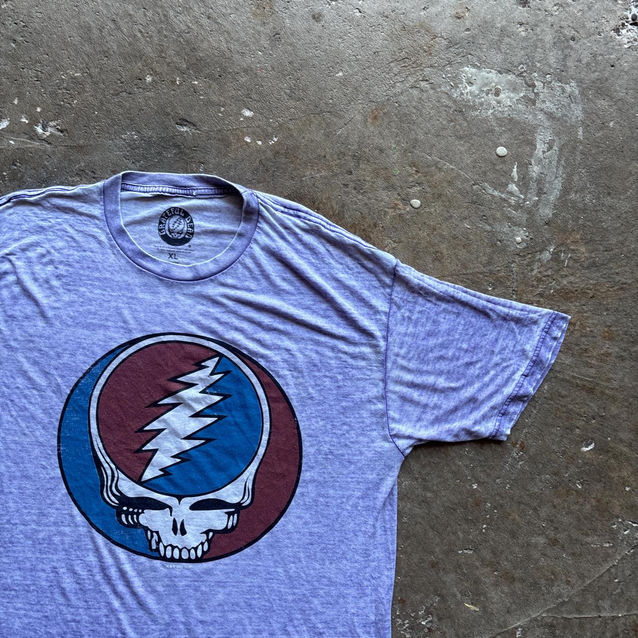 Light Purple Tie Dye Grateful Dead T-Shirt