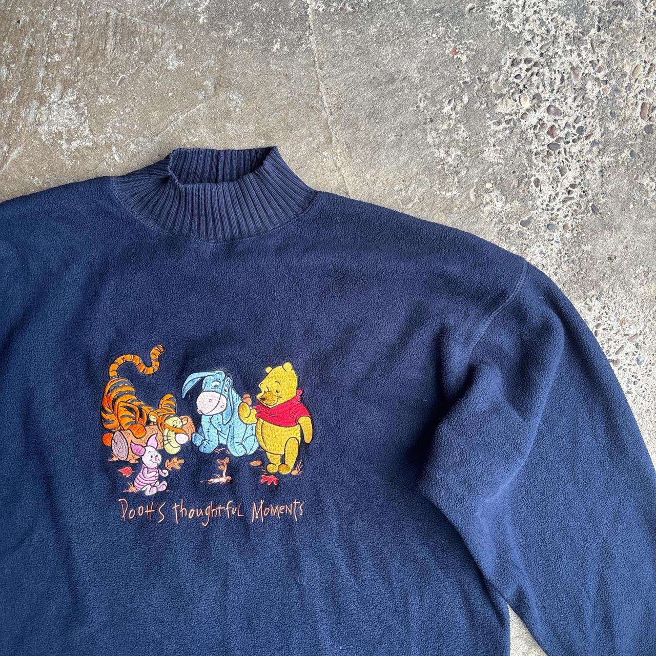 Navy Blue Disney Winnie the Pooh Fleece Jumper - L