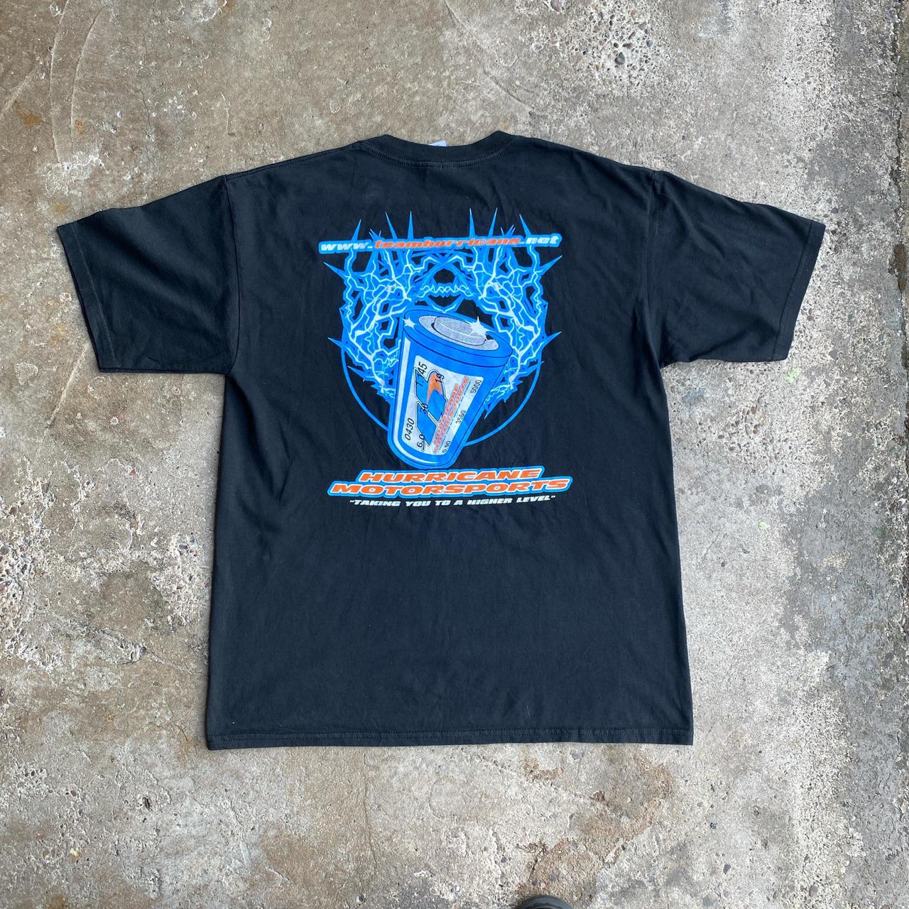 Black ‘Hurricane Motorsports’ Graphic T-Shirt - L