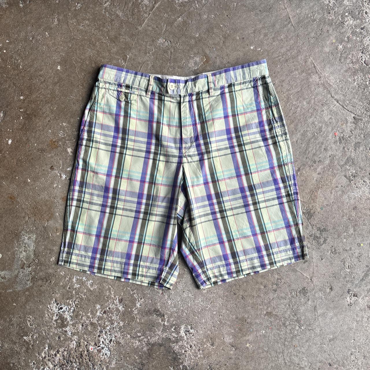 Vintage Lacoste Pastel Checkered Shorts