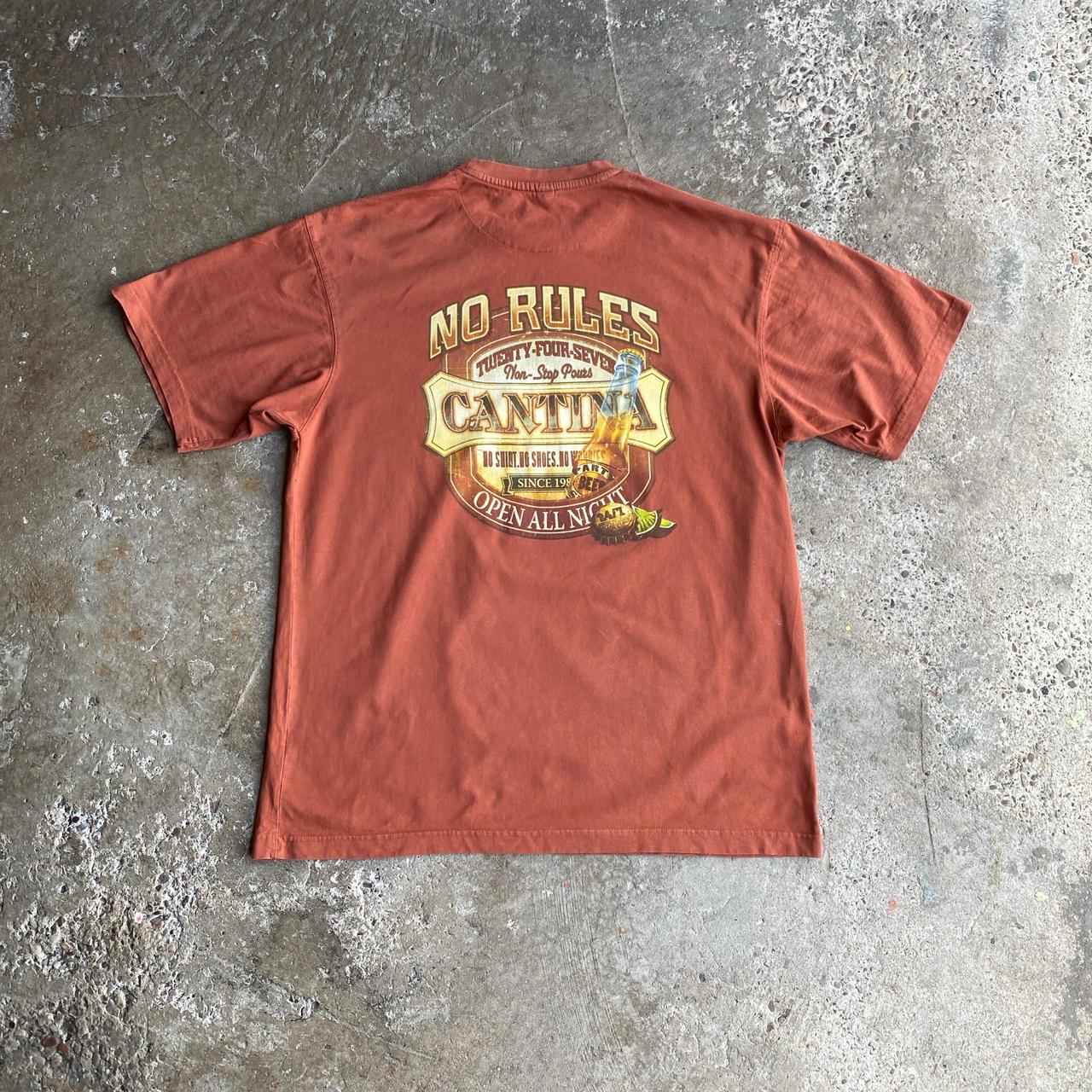 Peach Graphic Bar T-Shirt - XL