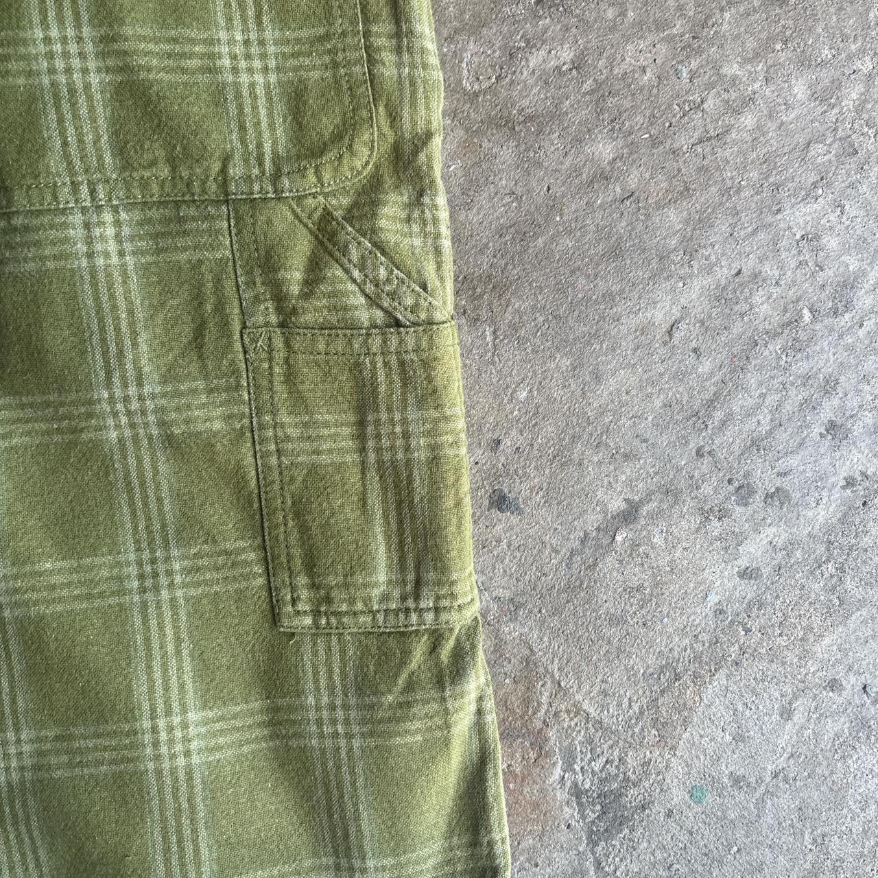 Green Checkered Hot Buttered Carpenter Shorts